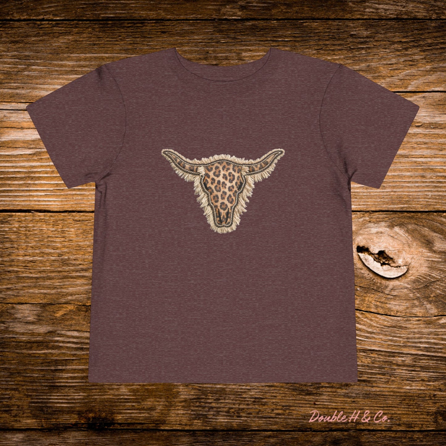 Leopard Longhorn Toddler Tee