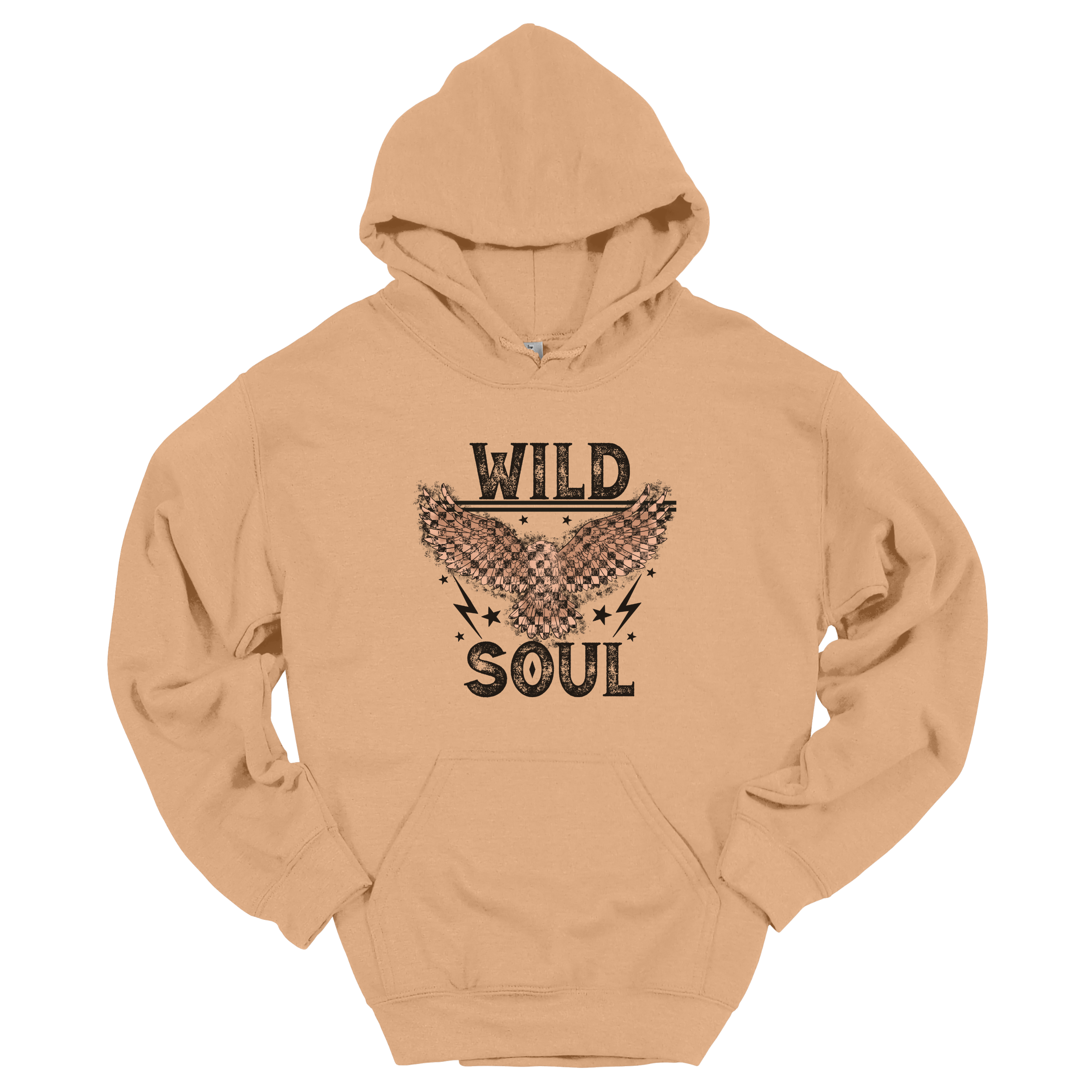 Checkered Wild Soul Hoodie