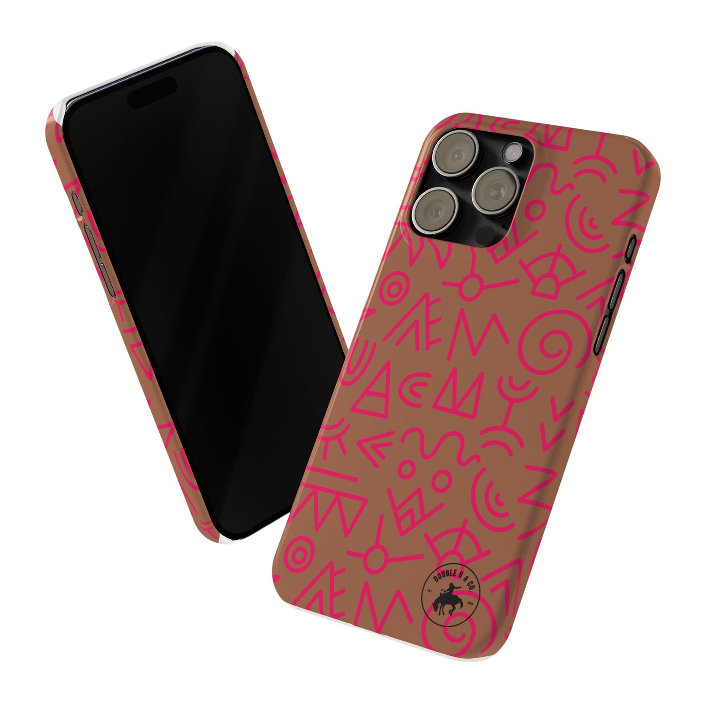 Abstract Tribal Pink Pattern Slim Phone Case