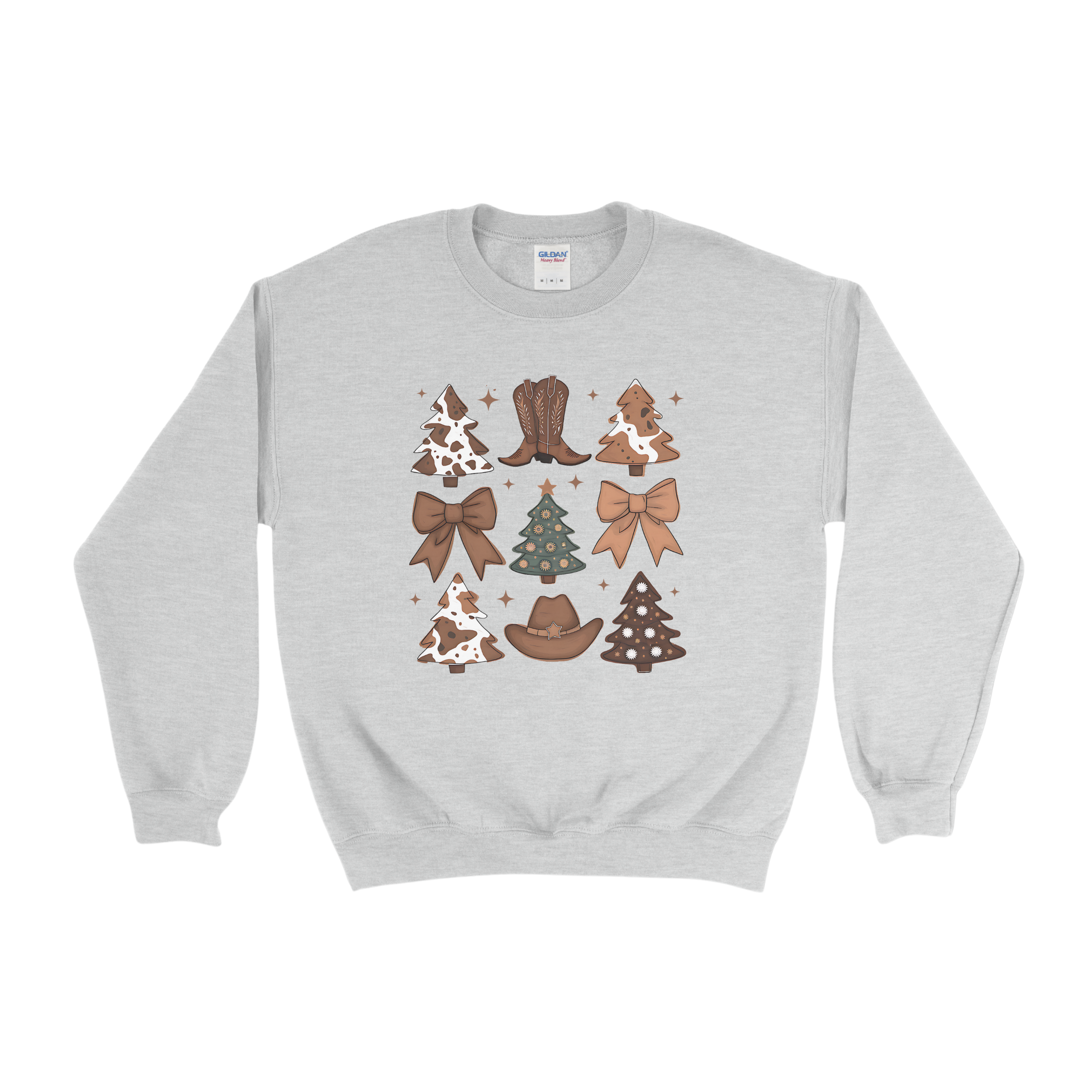 Cowgirl Boot Christmas Tree Crewneck