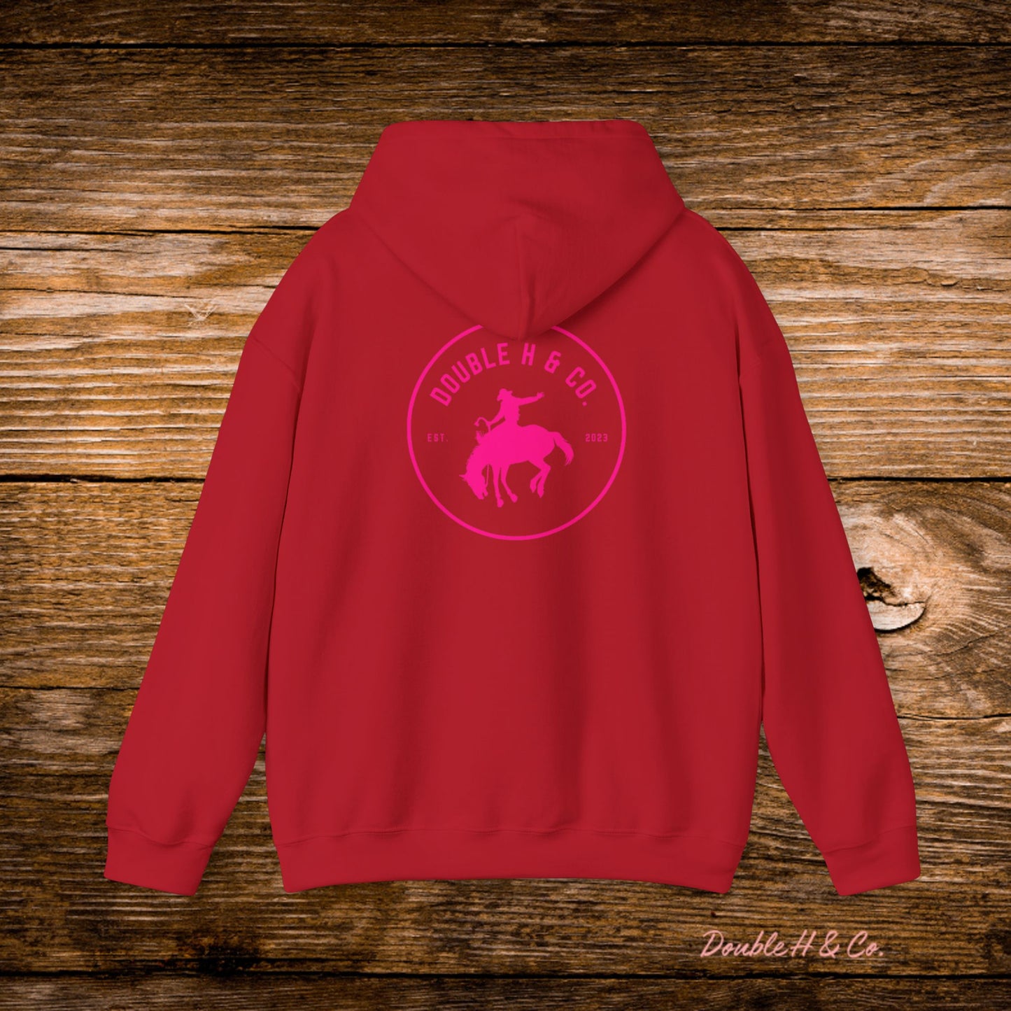 Hot Pink Logo Hoodie