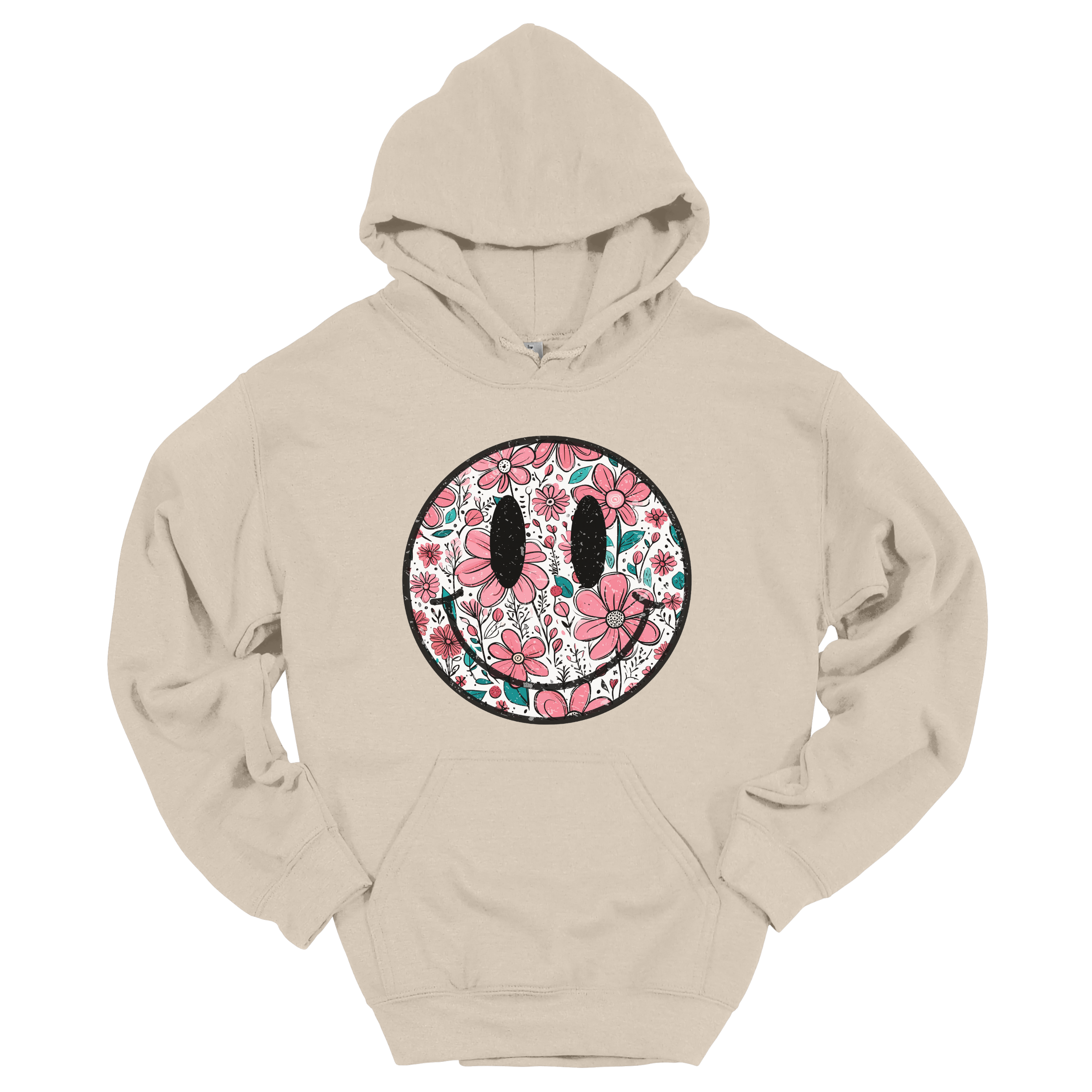 Daisy Smiley Face Hoodie
