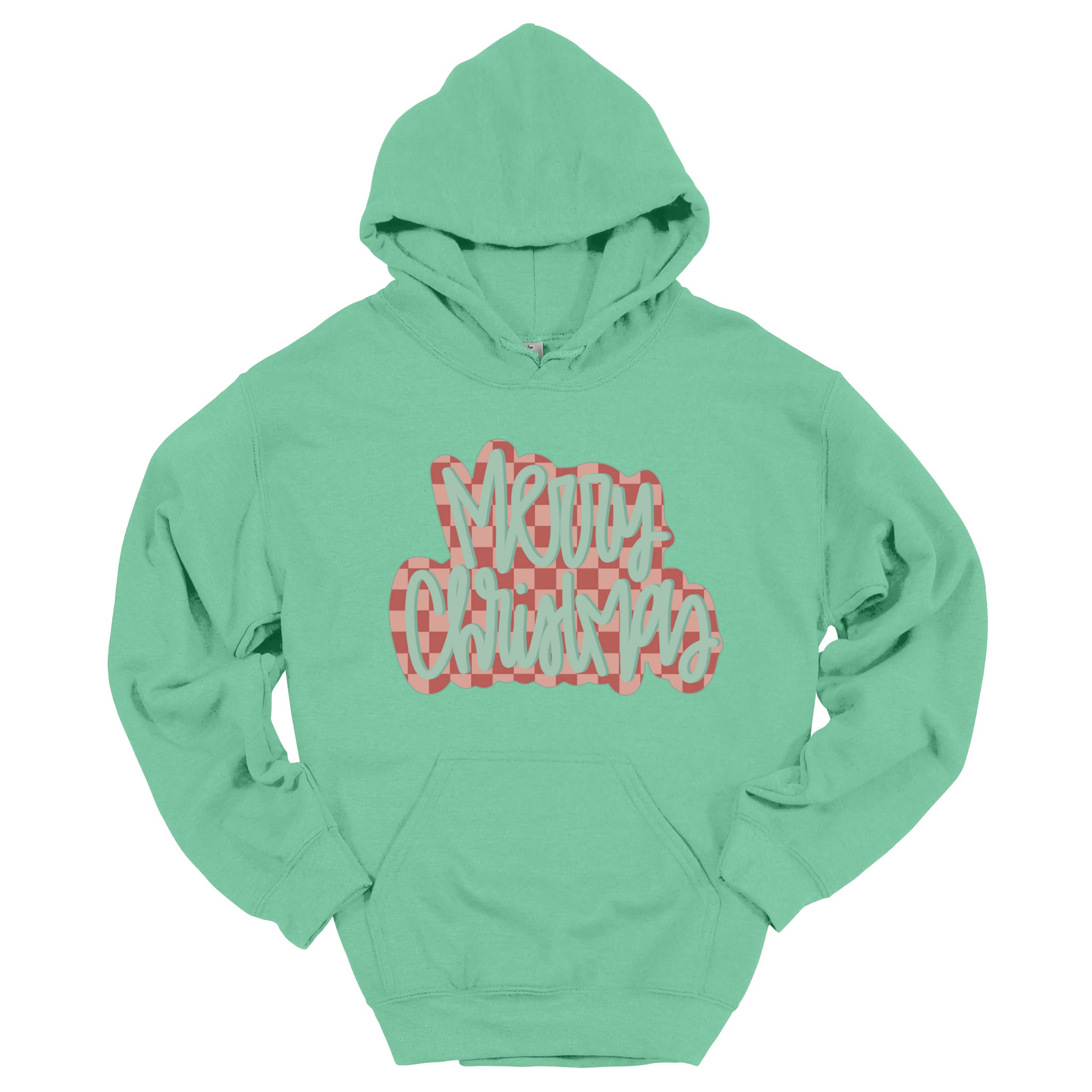 Checkered Merry Christmas Hoodie