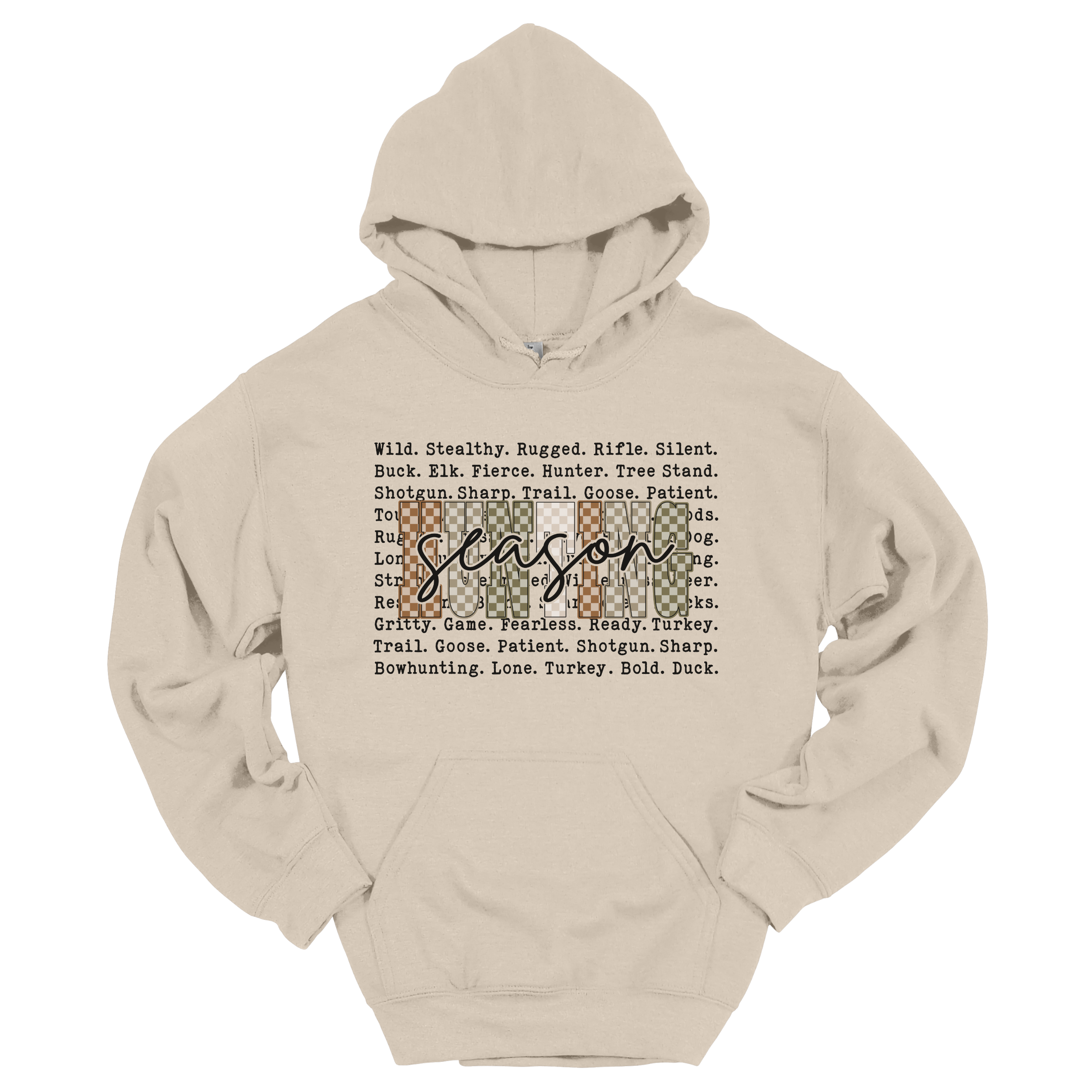 Checkered Hunting Season Hoodie