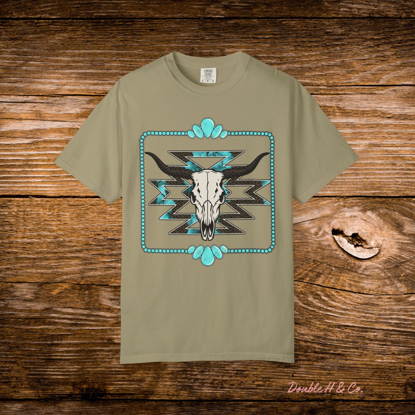 Southwest Bull Skull Graphic Tee