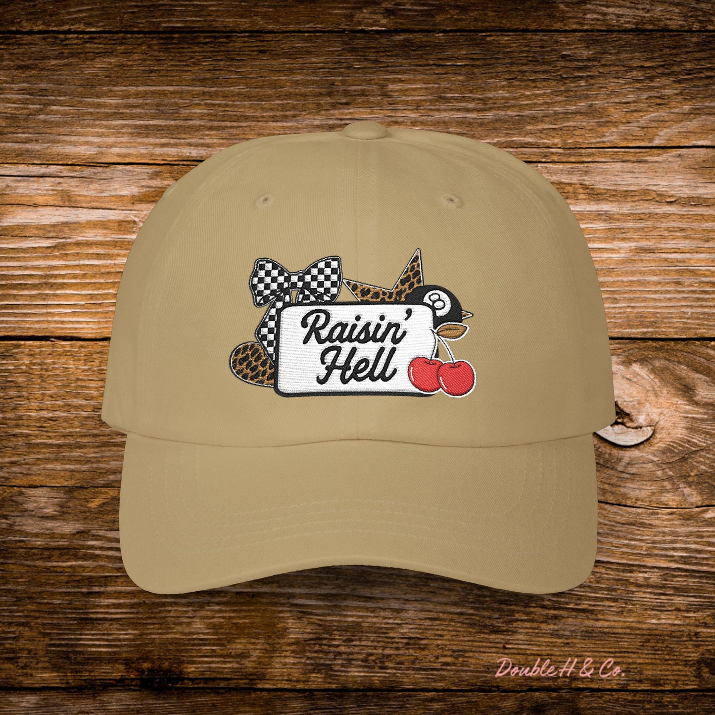 Raisin' Hell Embroidered Hat