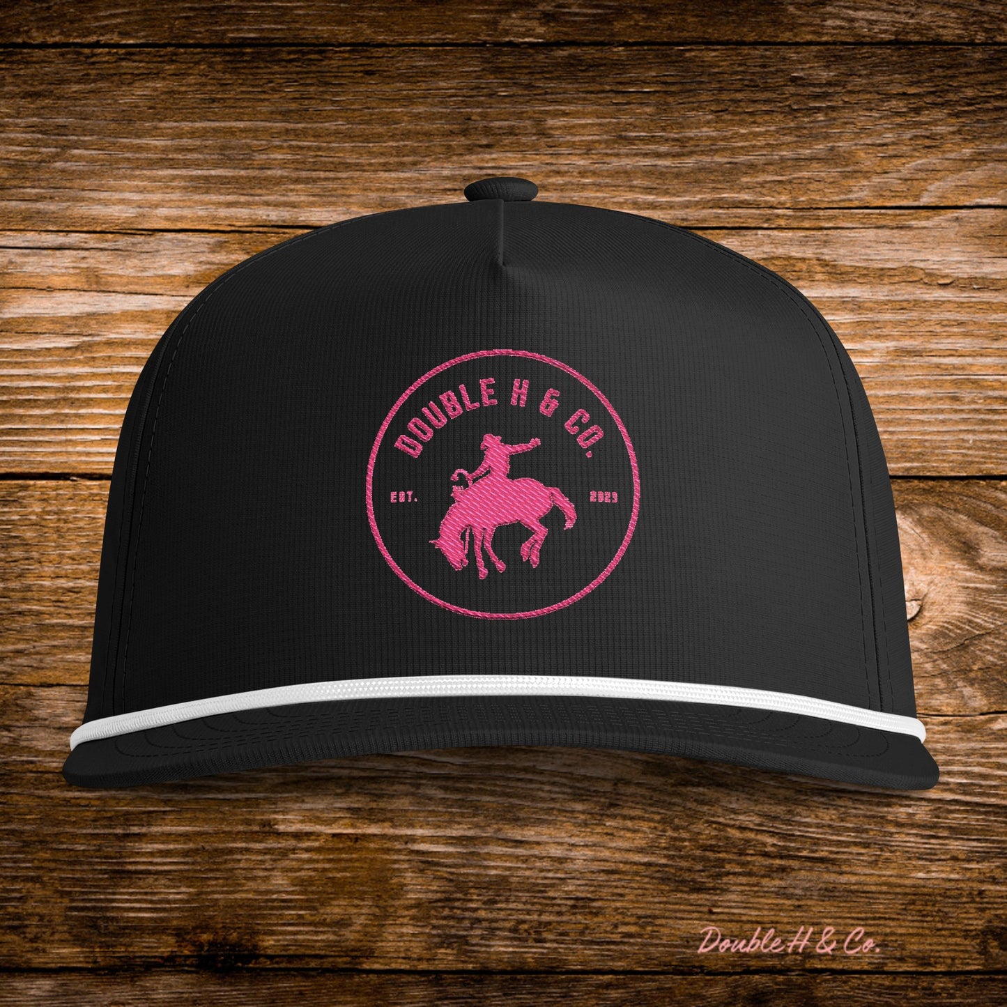 Rodeo Rope Hat w/ Pink Logo