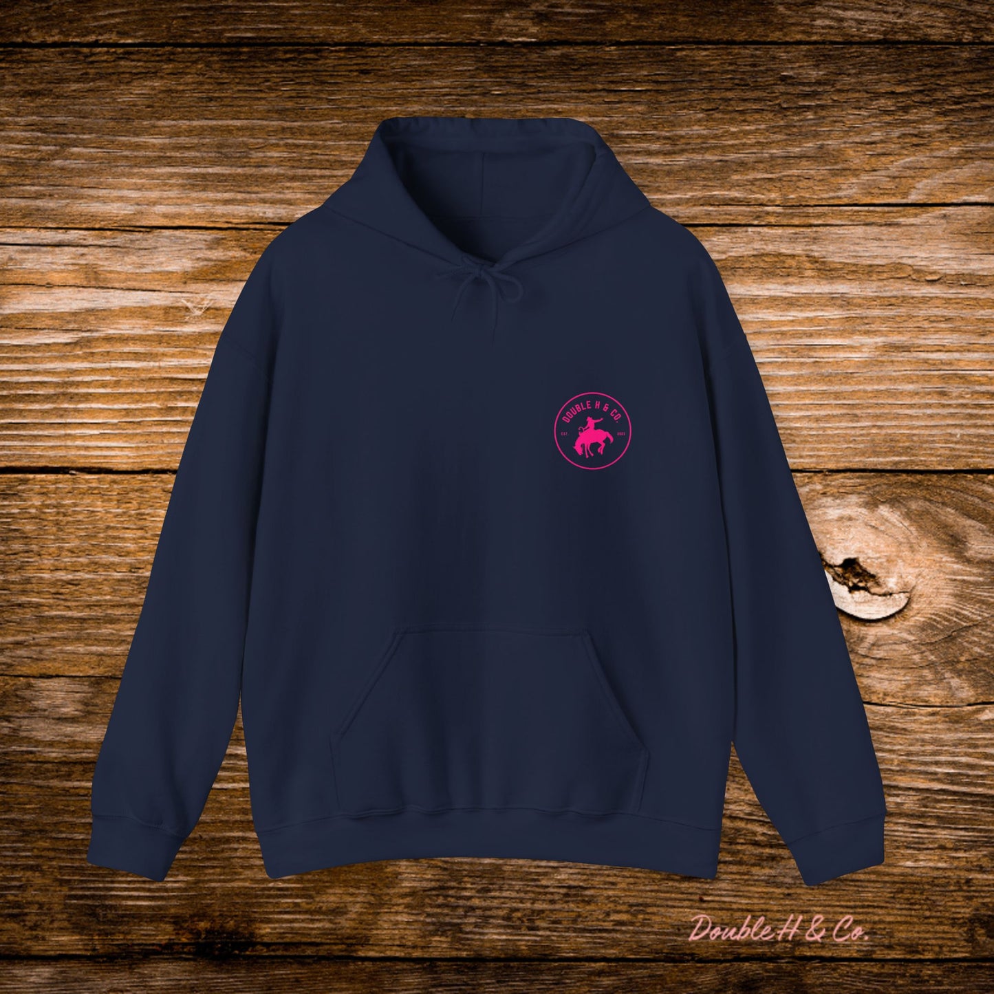 Hot Pink Logo Hoodie