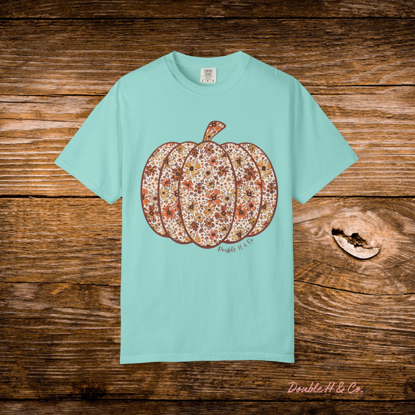 Floral Pumpkin Tee