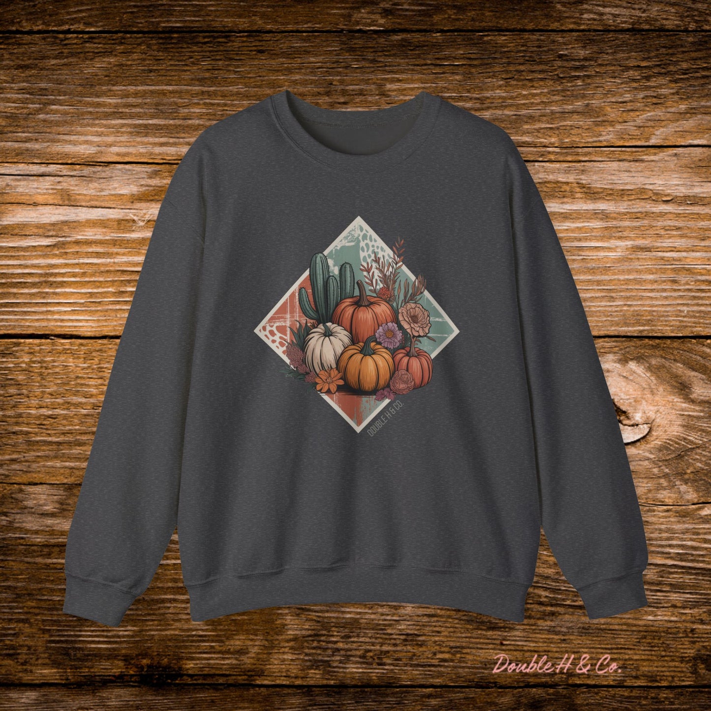 Rustic Fall Pumpkin Crewneck
