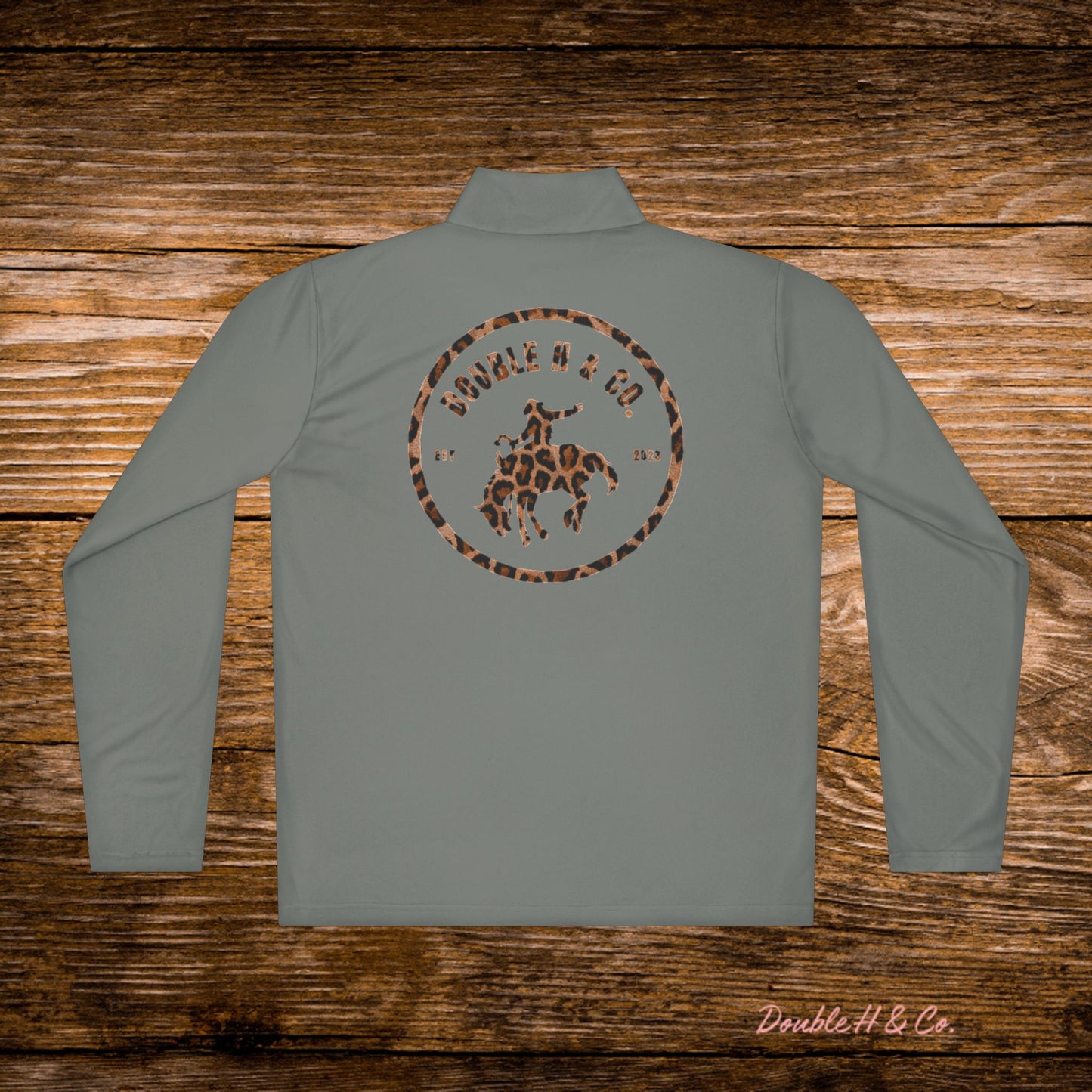 Lightweight Quarter Zip Pullover w/ Cheetah Logo