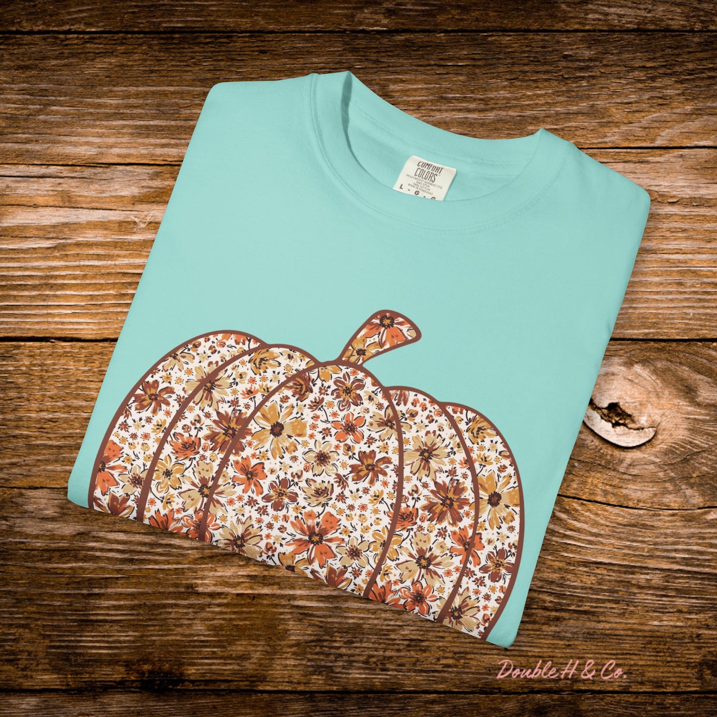 Floral Pumpkin Tee