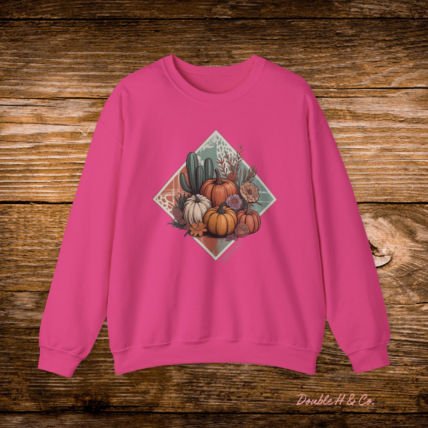 Rustic Fall Pumpkin Crewneck