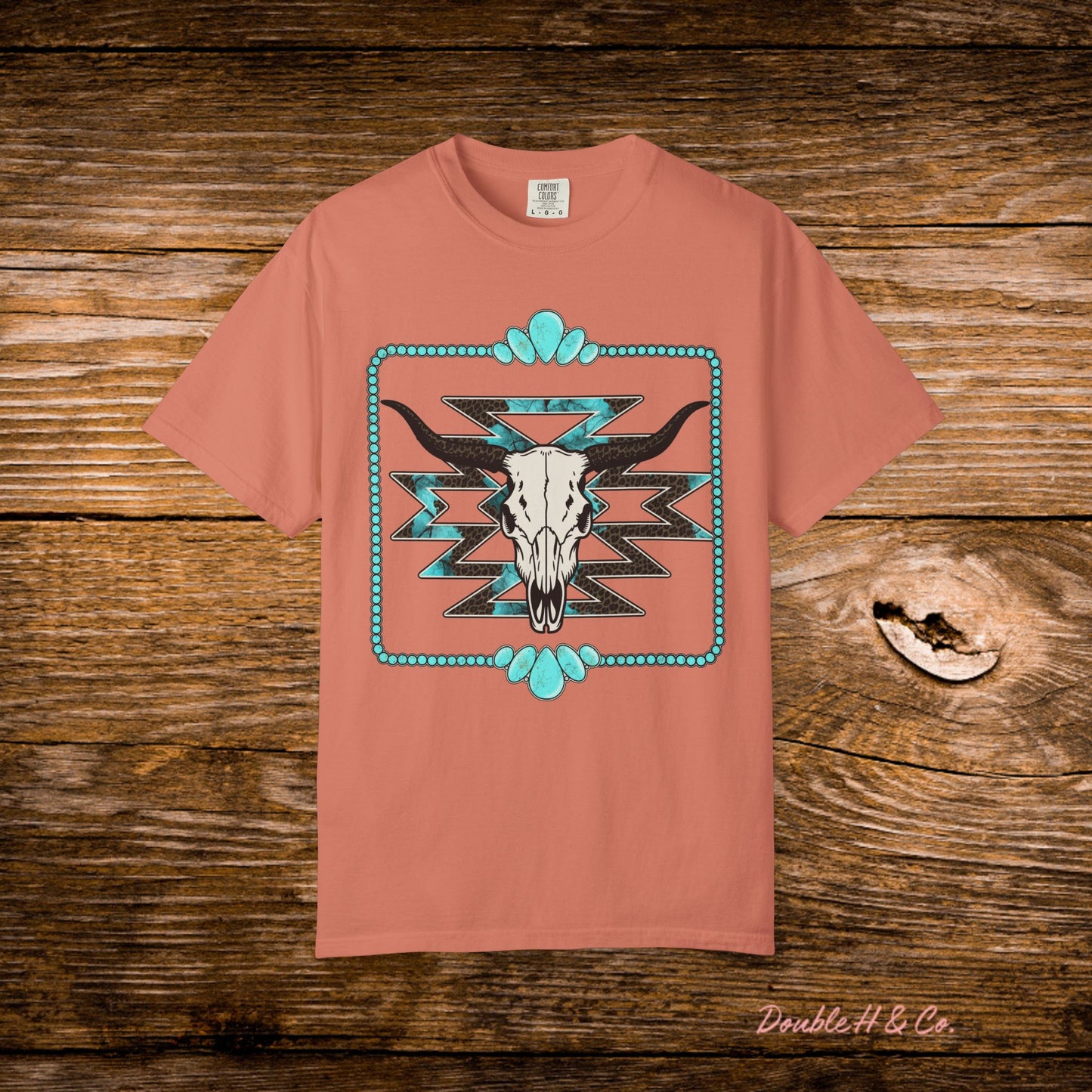 Southwest Bull Skull Graphic Tee