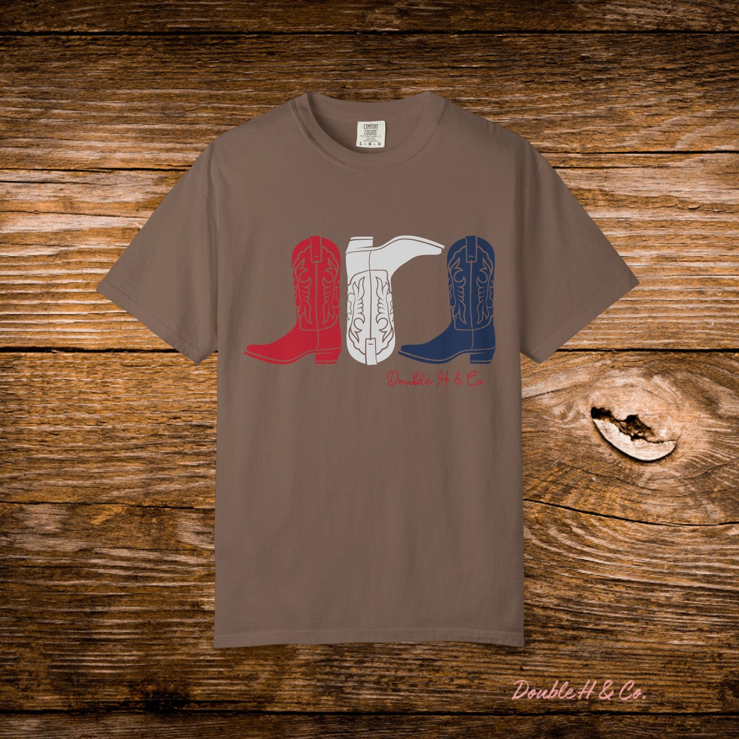 Patriotic Cowboy Boots Tee