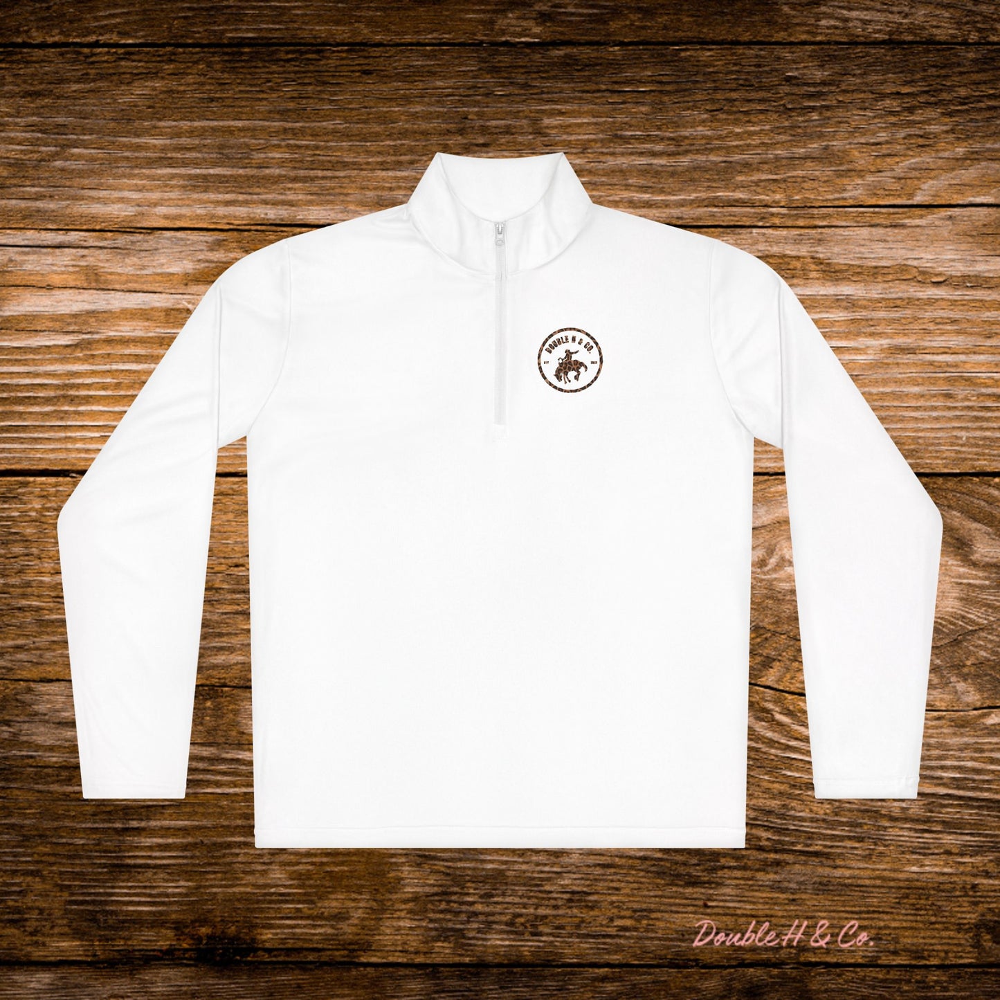 Lightweight Quarter Zip Pullover w/ Cheetah Logo