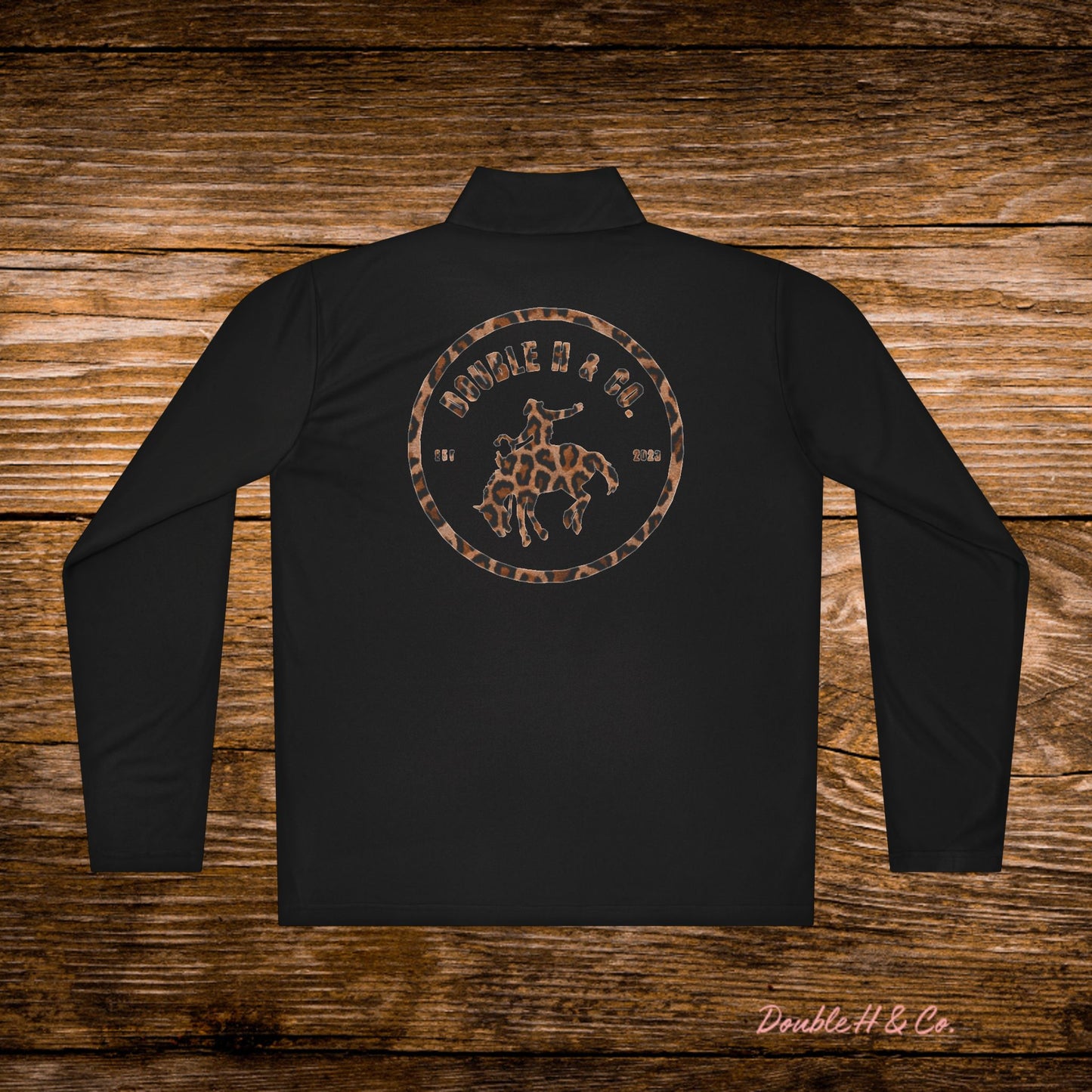 Lightweight Quarter Zip Pullover w/ Cheetah Logo