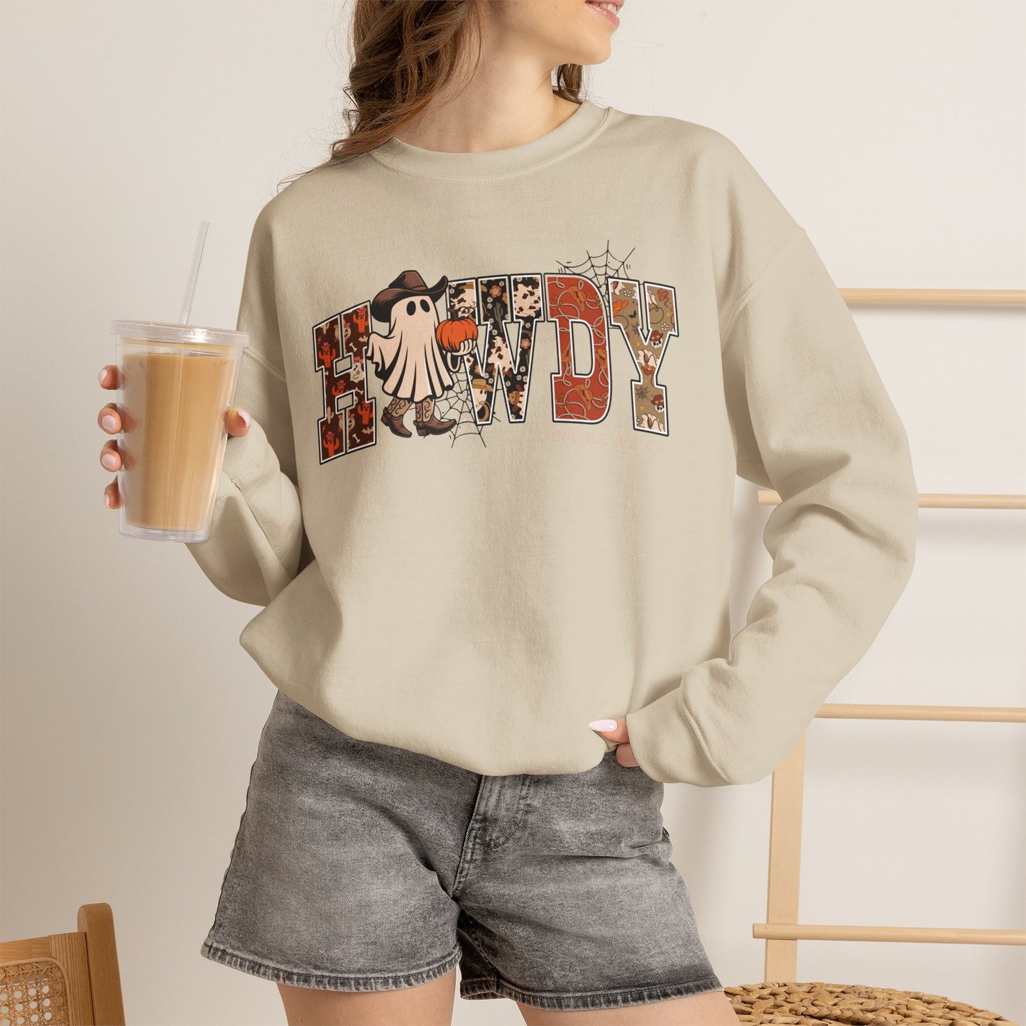 Howdy Cowboy Ghost Crewneck
