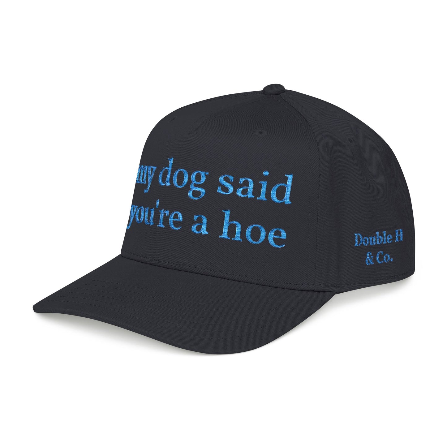 "My Dog Said You're A Hoe" Hat (Turquoise)