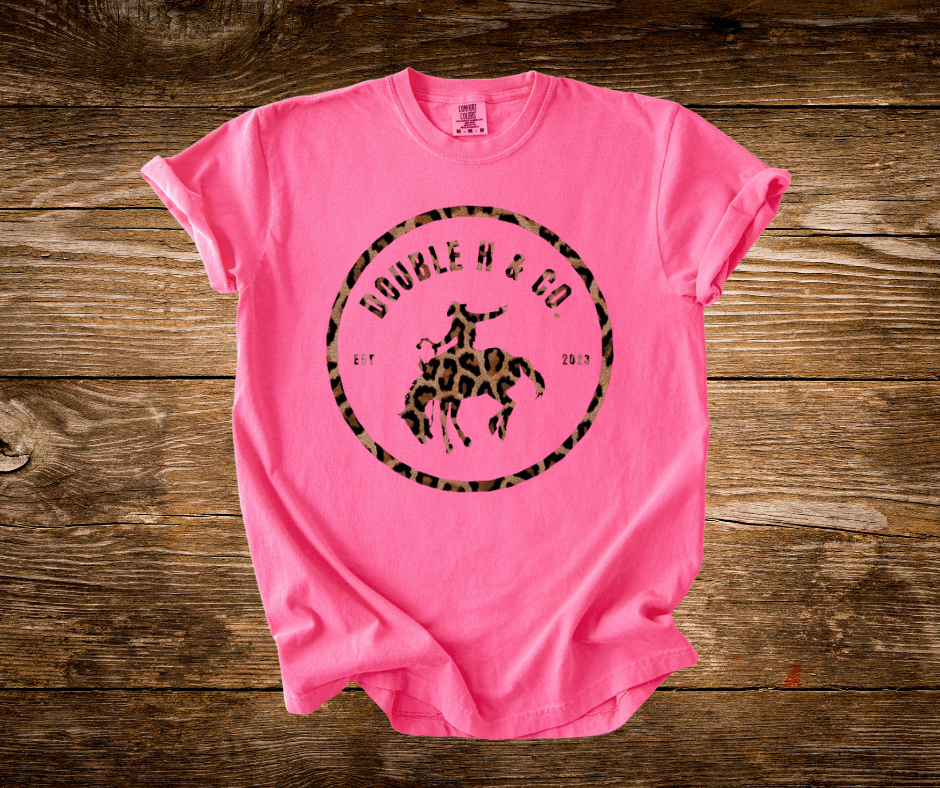 Pattern Double H & Co Logo Tee