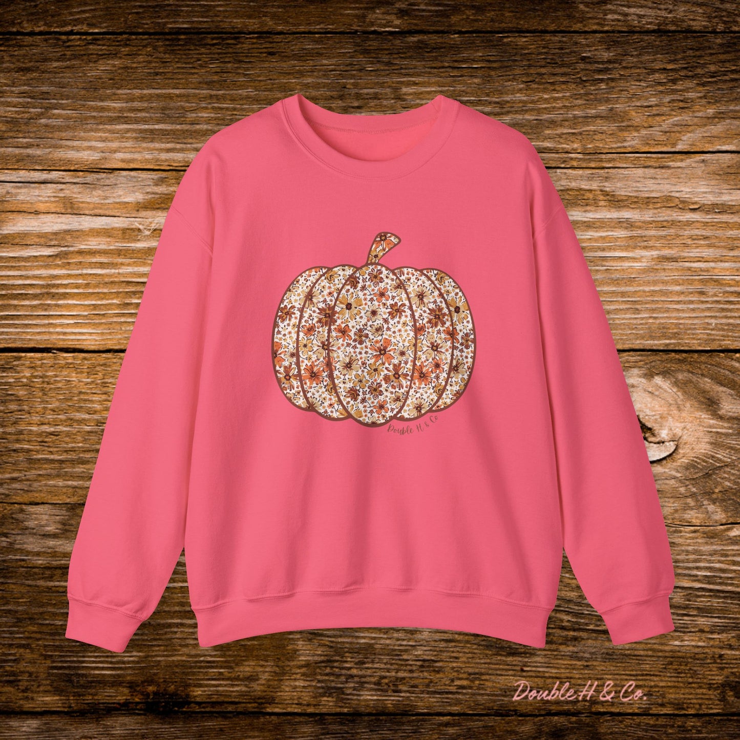 Floral Pumpkin Crewneck