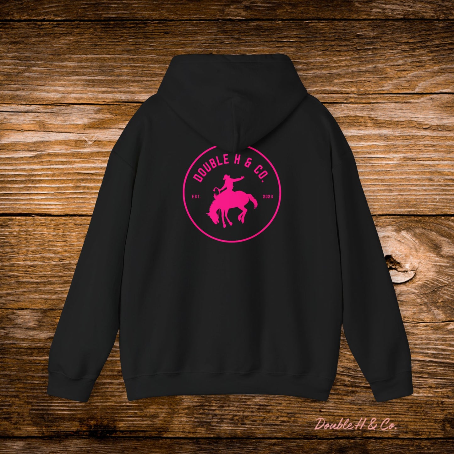 Hot Pink Logo Hoodie