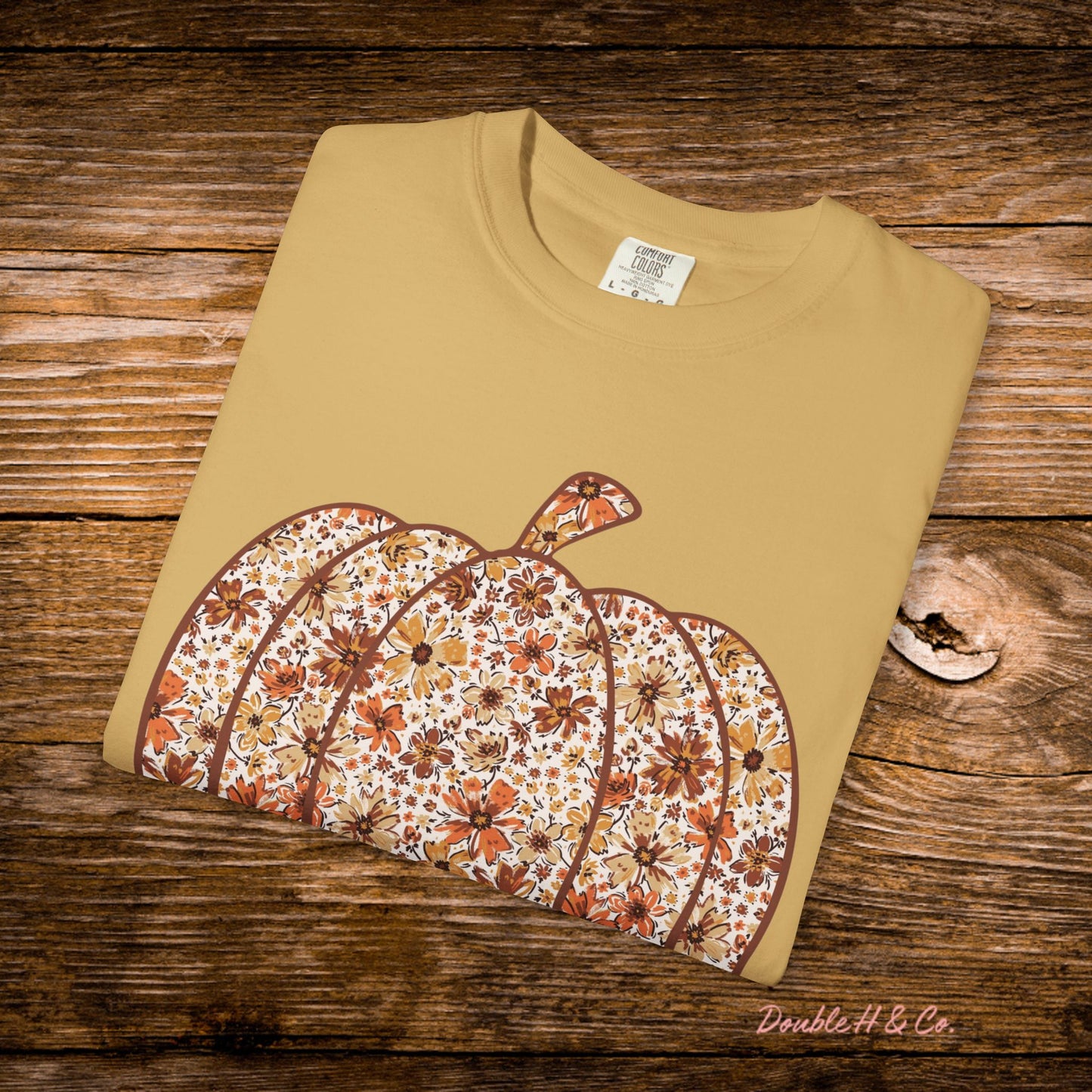 Floral Pumpkin Tee