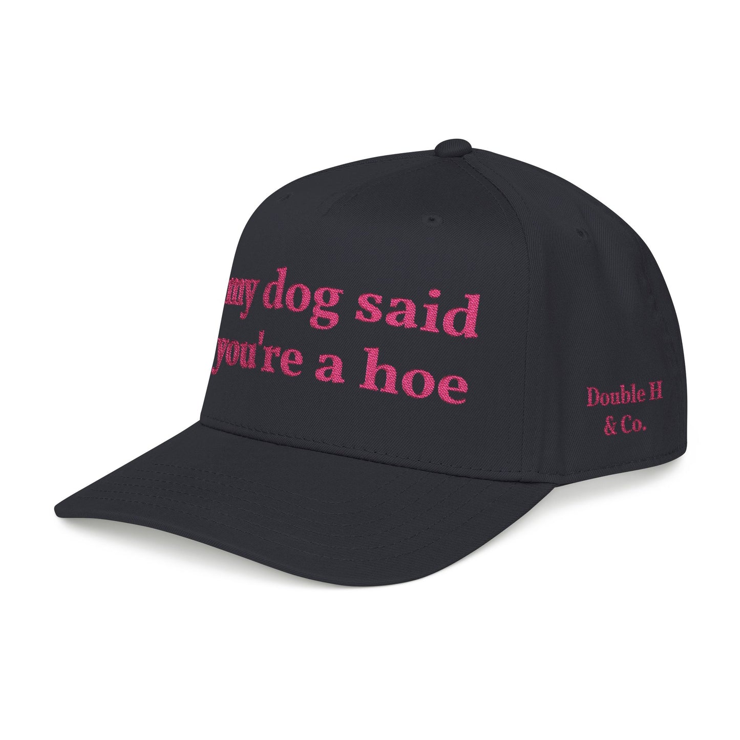 "My Dog Said You're A Hoe" Hat (Pink)
