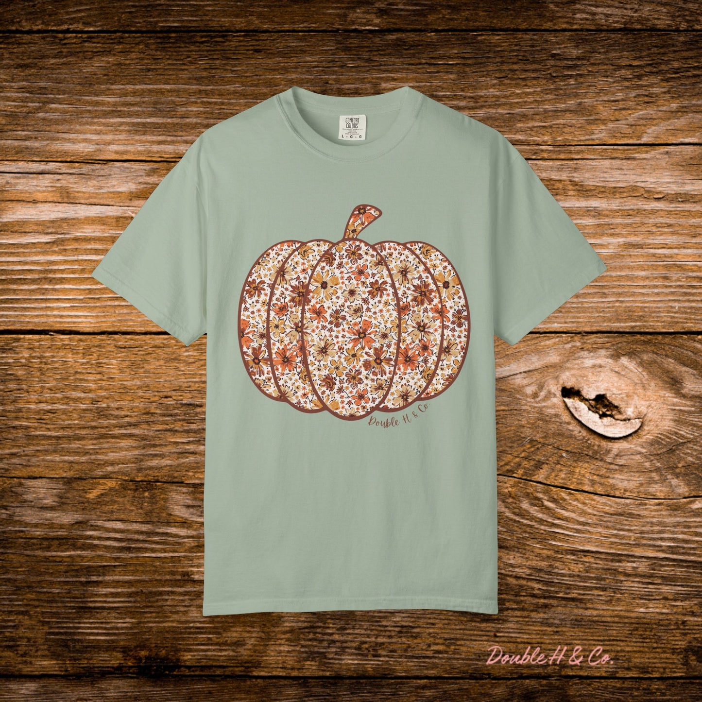 Floral Pumpkin Tee