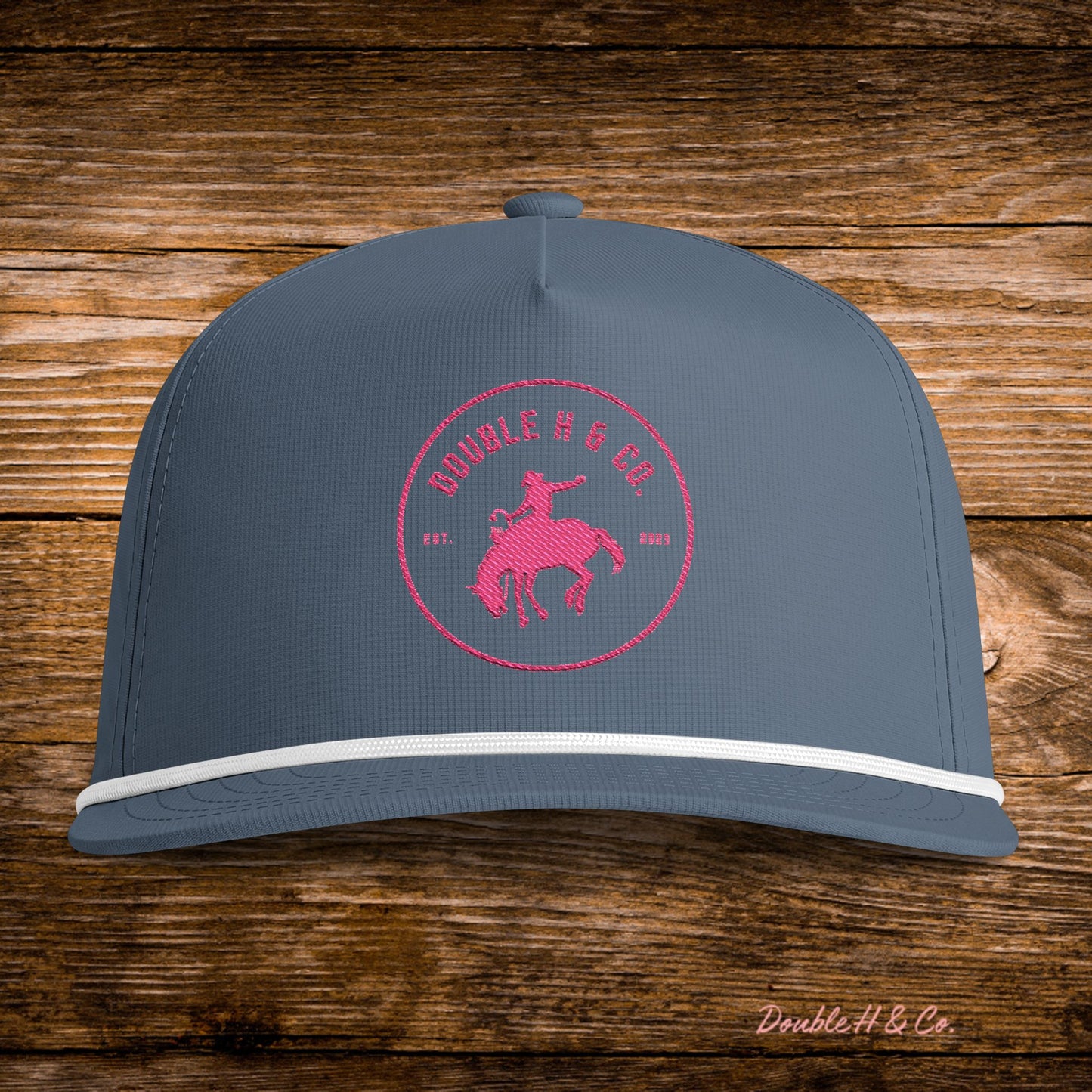 Rodeo Rope Hat w/ Pink Logo