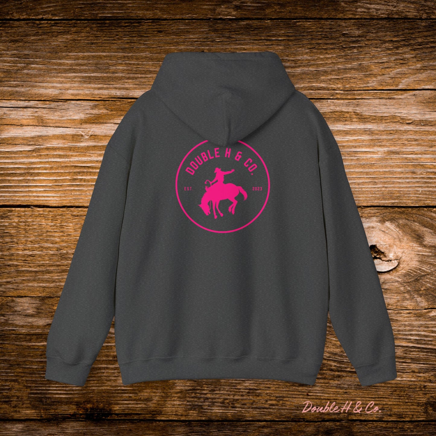 Hot Pink Logo Hoodie