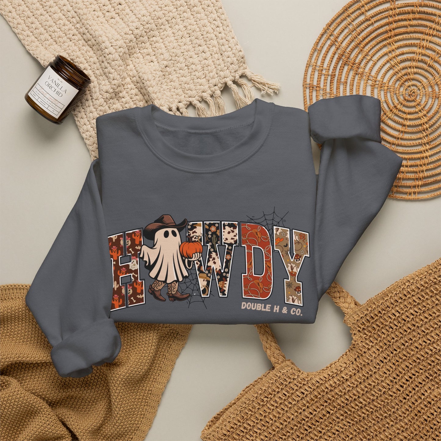 Howdy Cowboy Ghost Crewneck