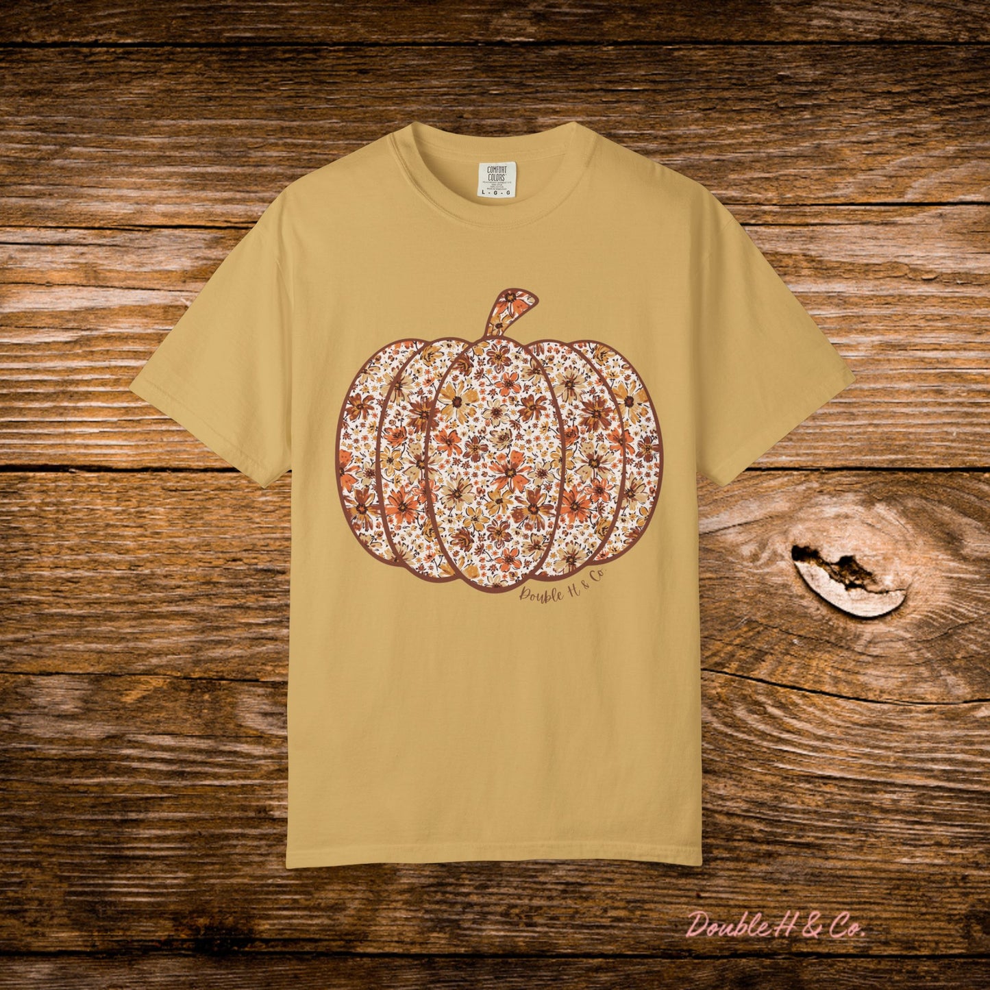 Floral Pumpkin Tee