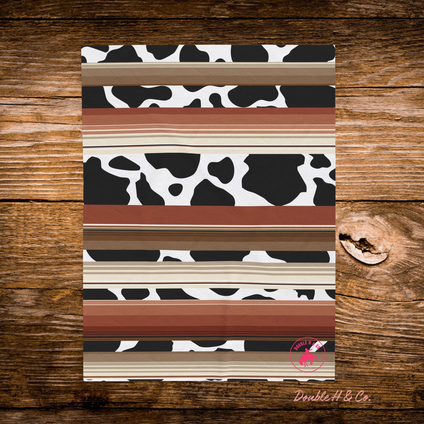 Serape Cowprint Throw Blanket