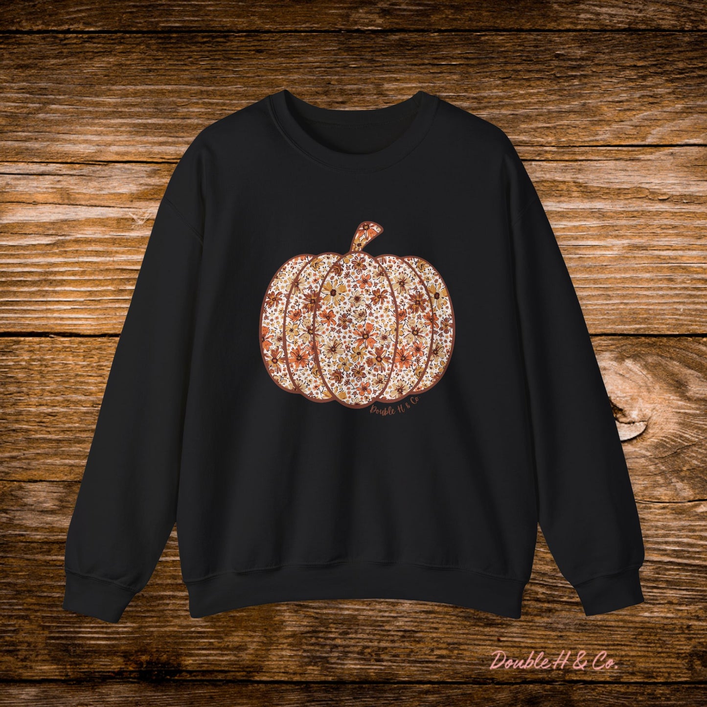 Floral Pumpkin Crewneck