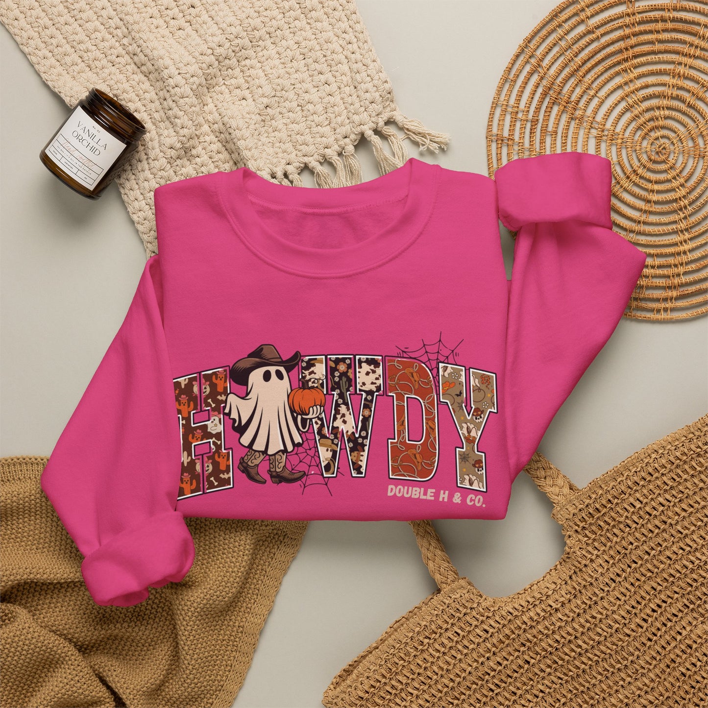 Howdy Cowboy Ghost Crewneck