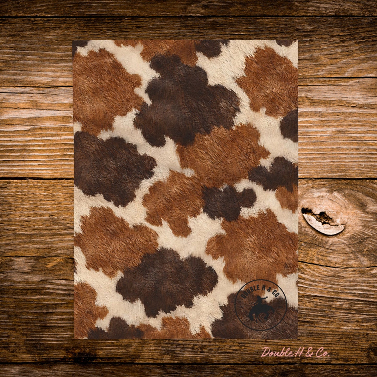 CowPrint Throw Blanket
