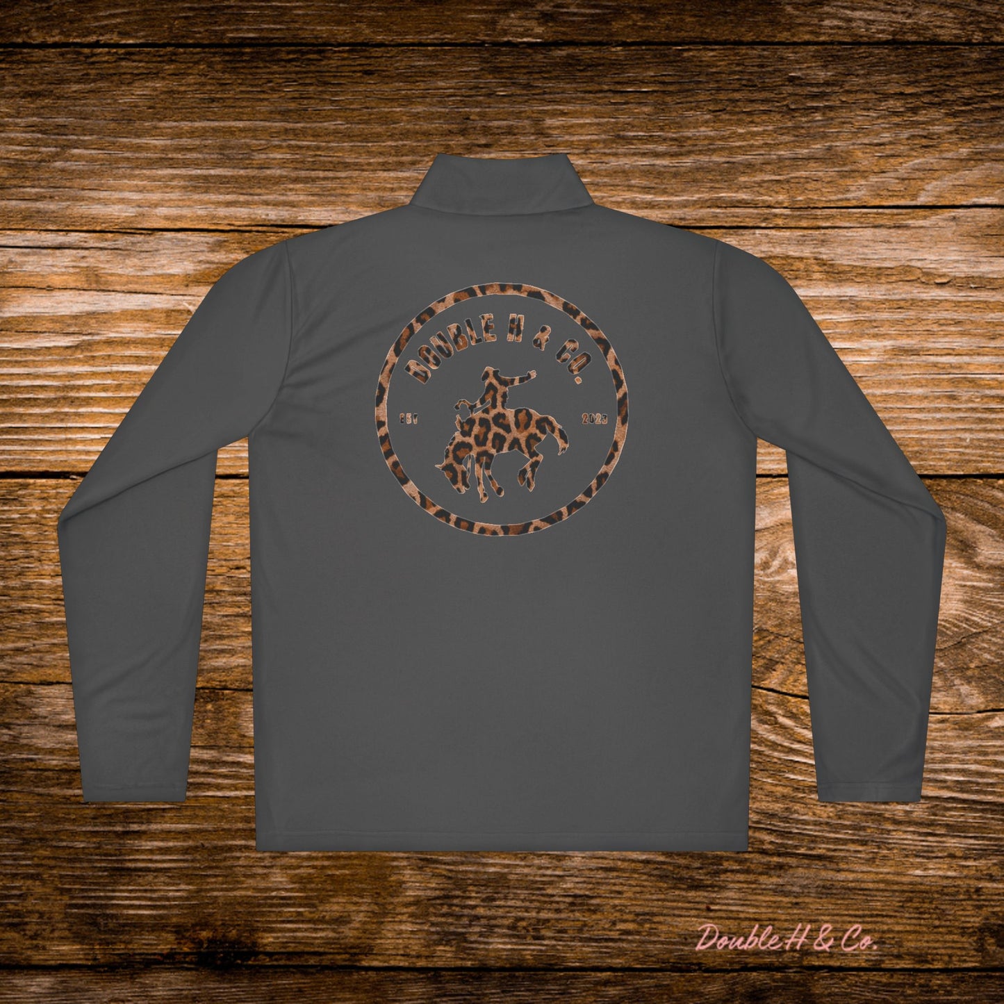 Lightweight Quarter Zip Pullover w/ Cheetah Logo