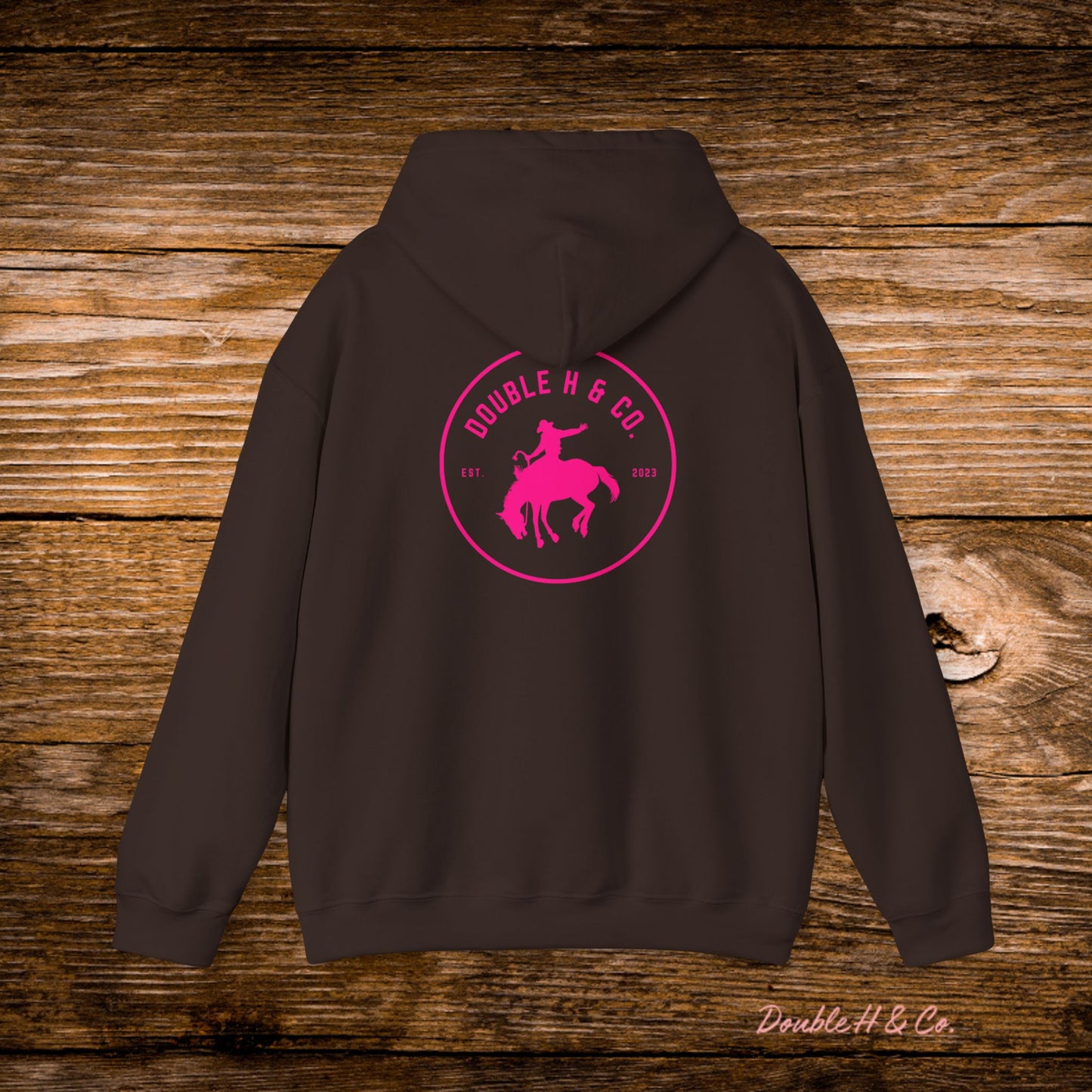 Hot Pink Logo Hoodie