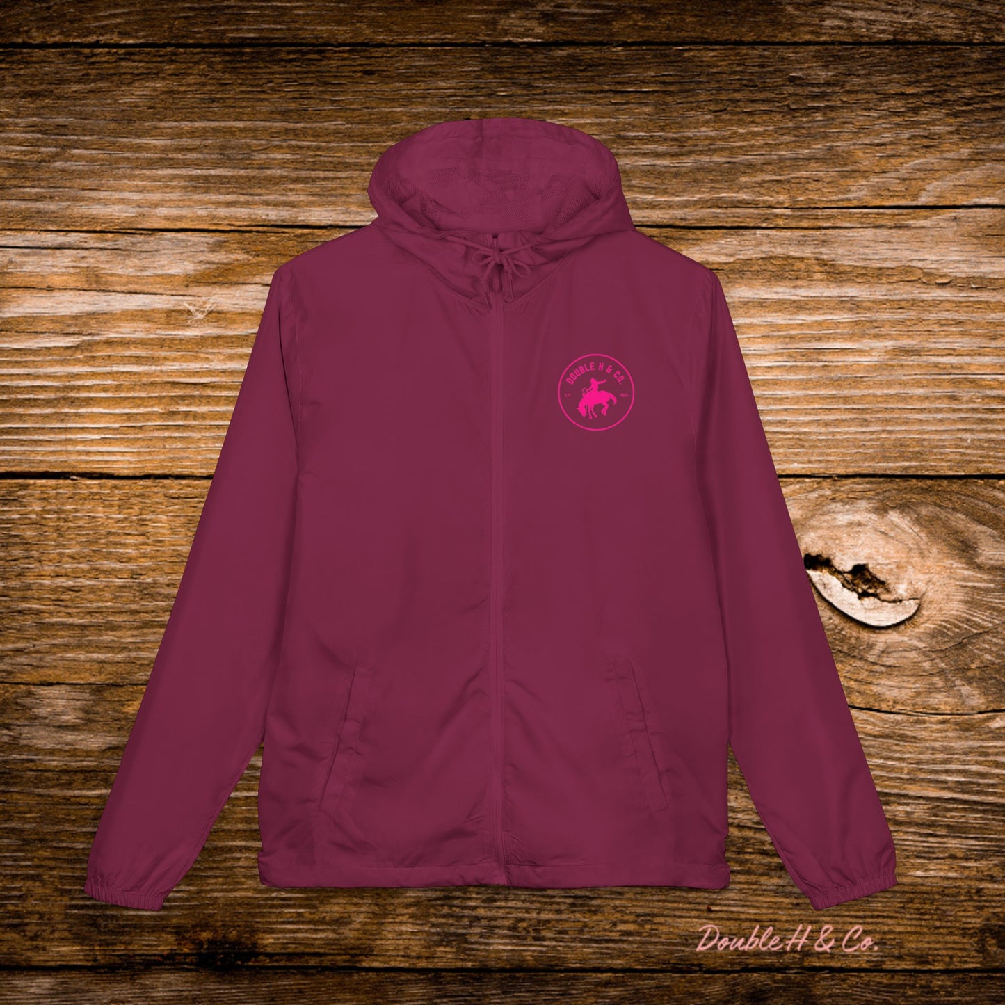 Unisex Full-Zip Windbreaker Jacket
