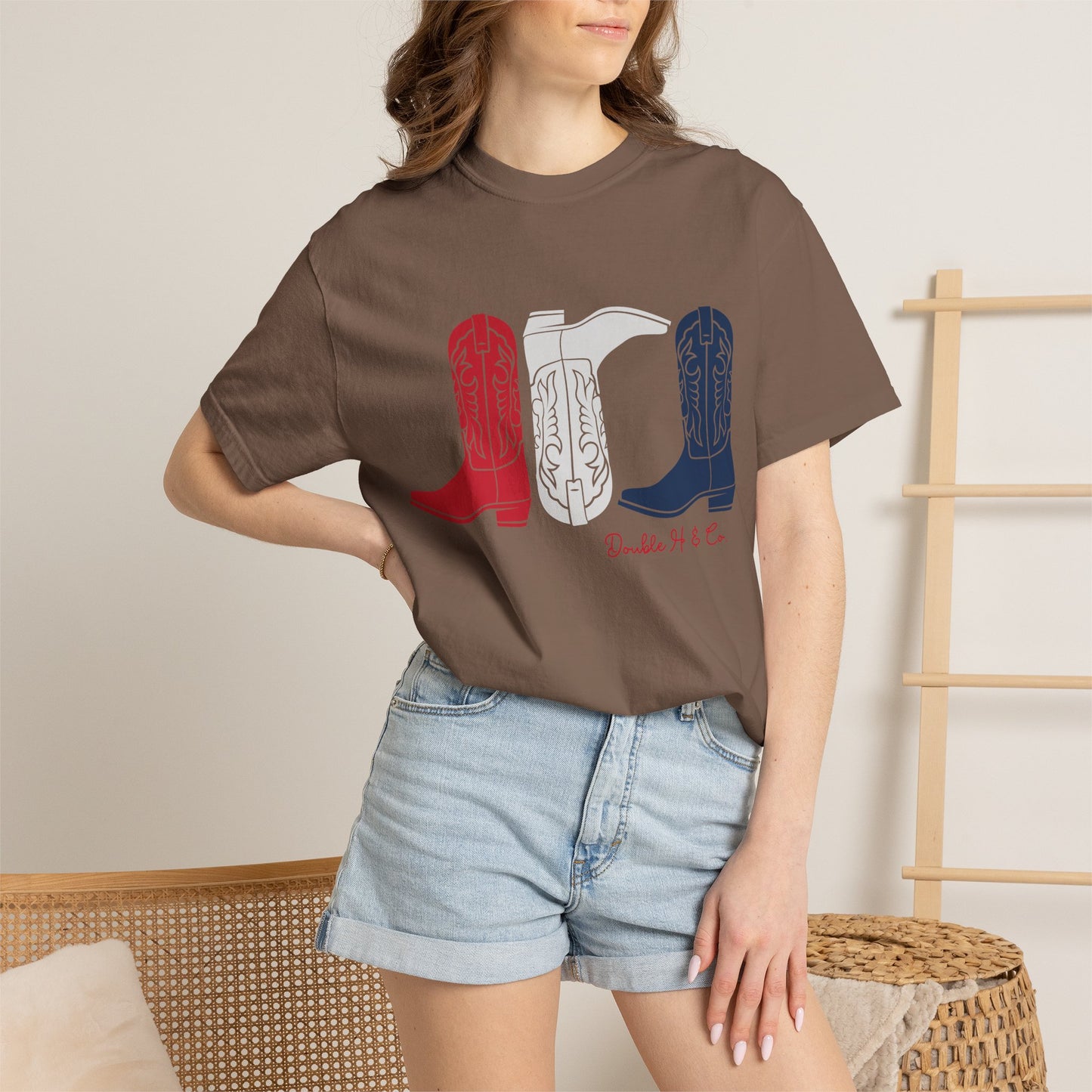 Patriotic Cowboy Boots Tee