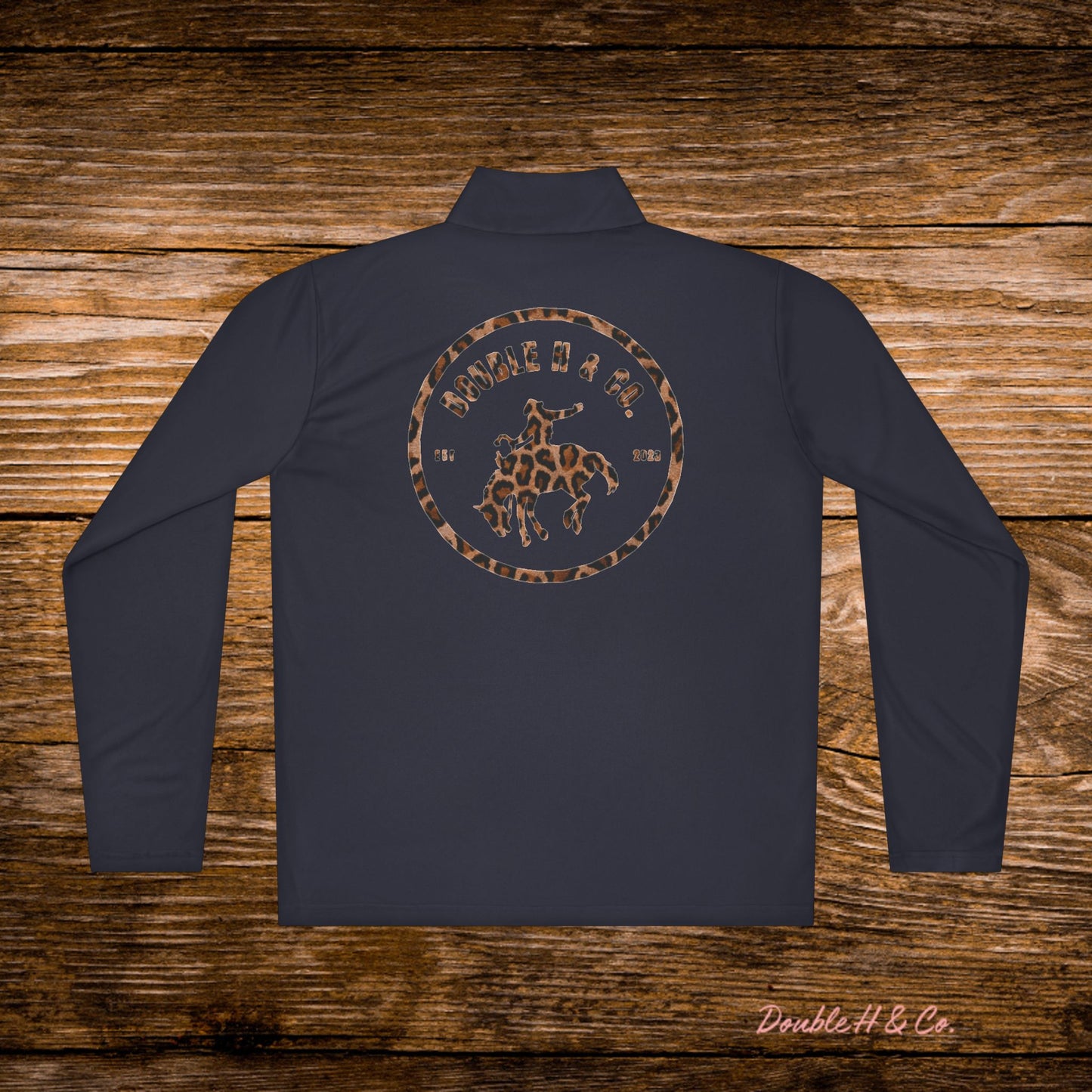 Lightweight Quarter Zip Pullover w/ Cheetah Logo
