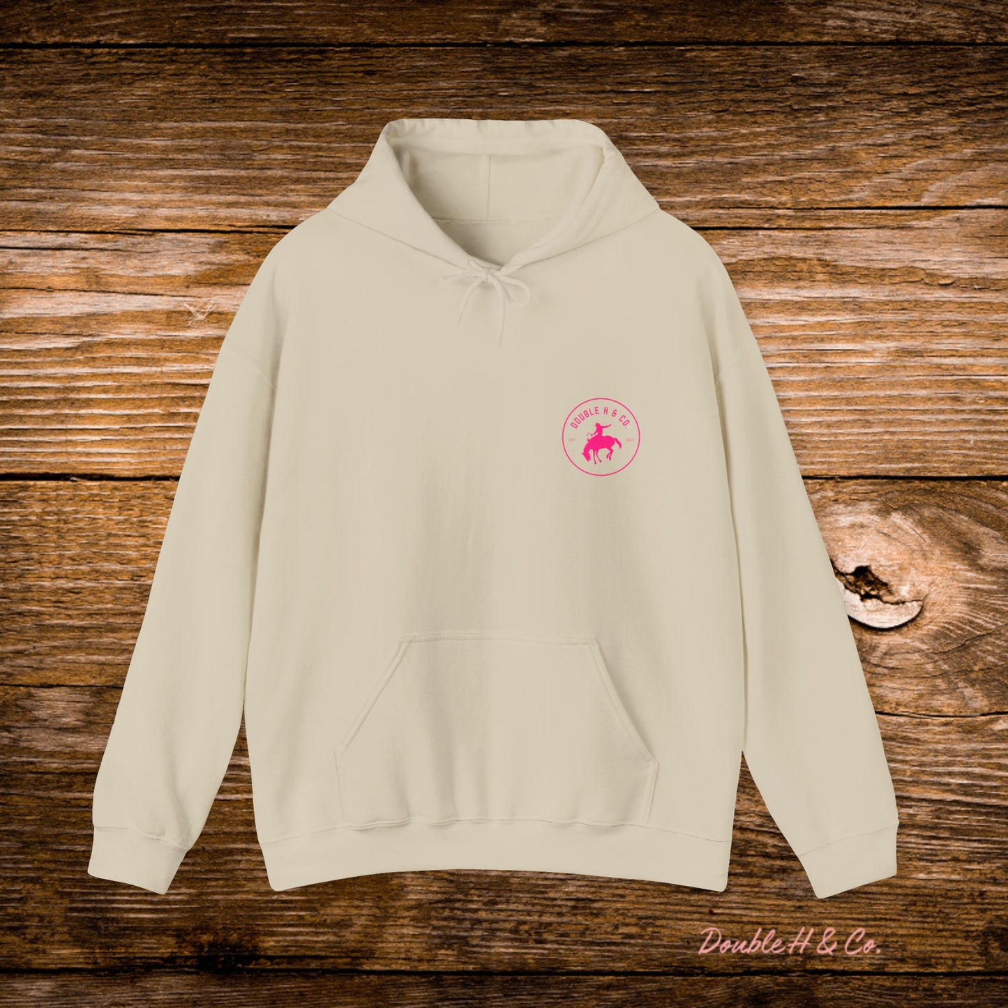 Hot Pink Logo Hoodie