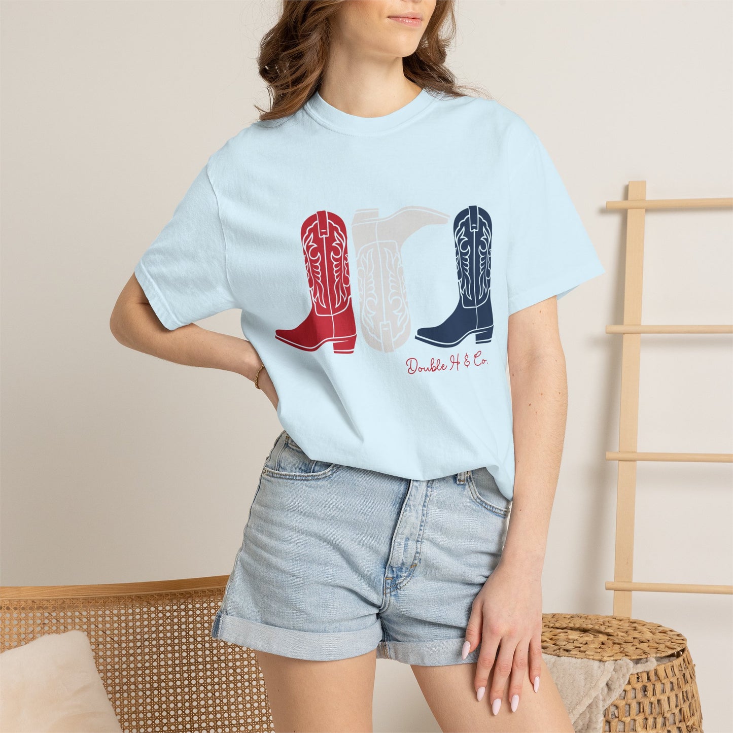 Patriotic Cowboy Boots Tee