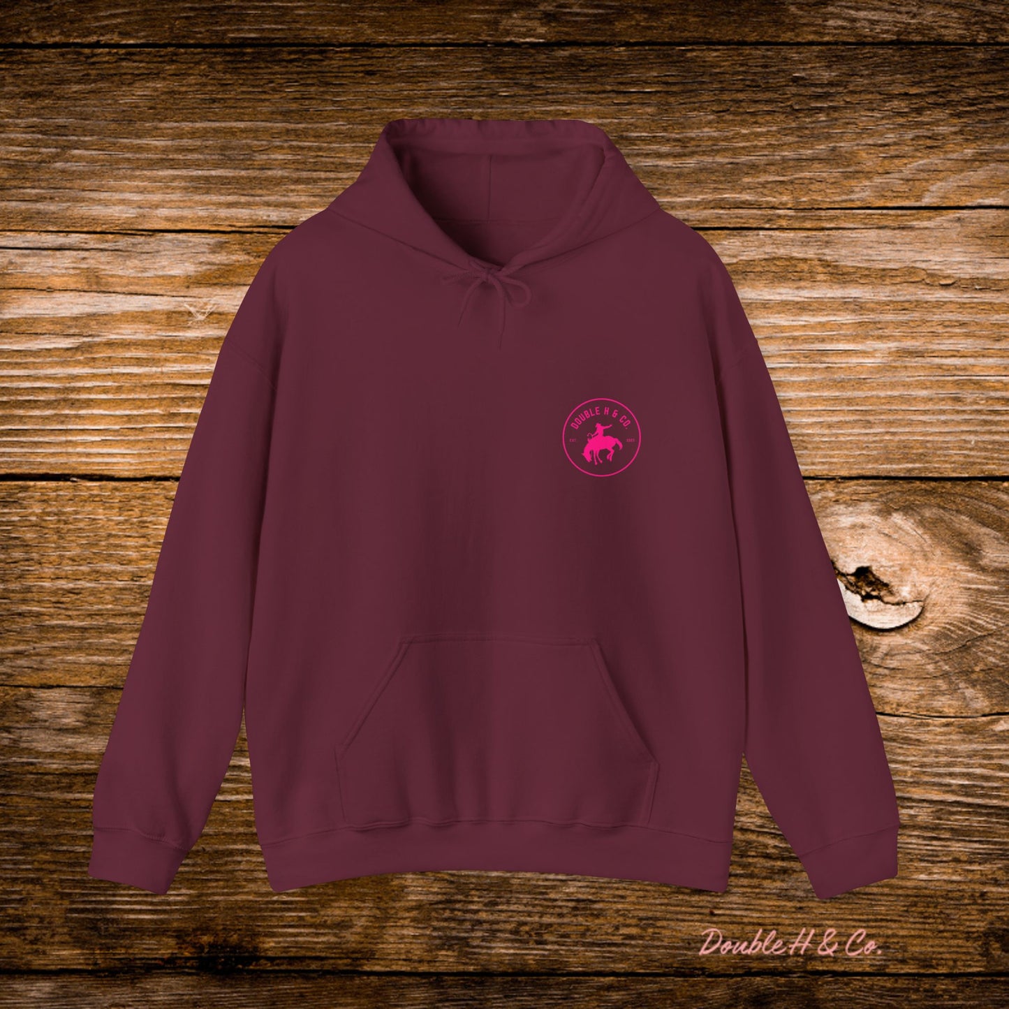 Hot Pink Logo Hoodie