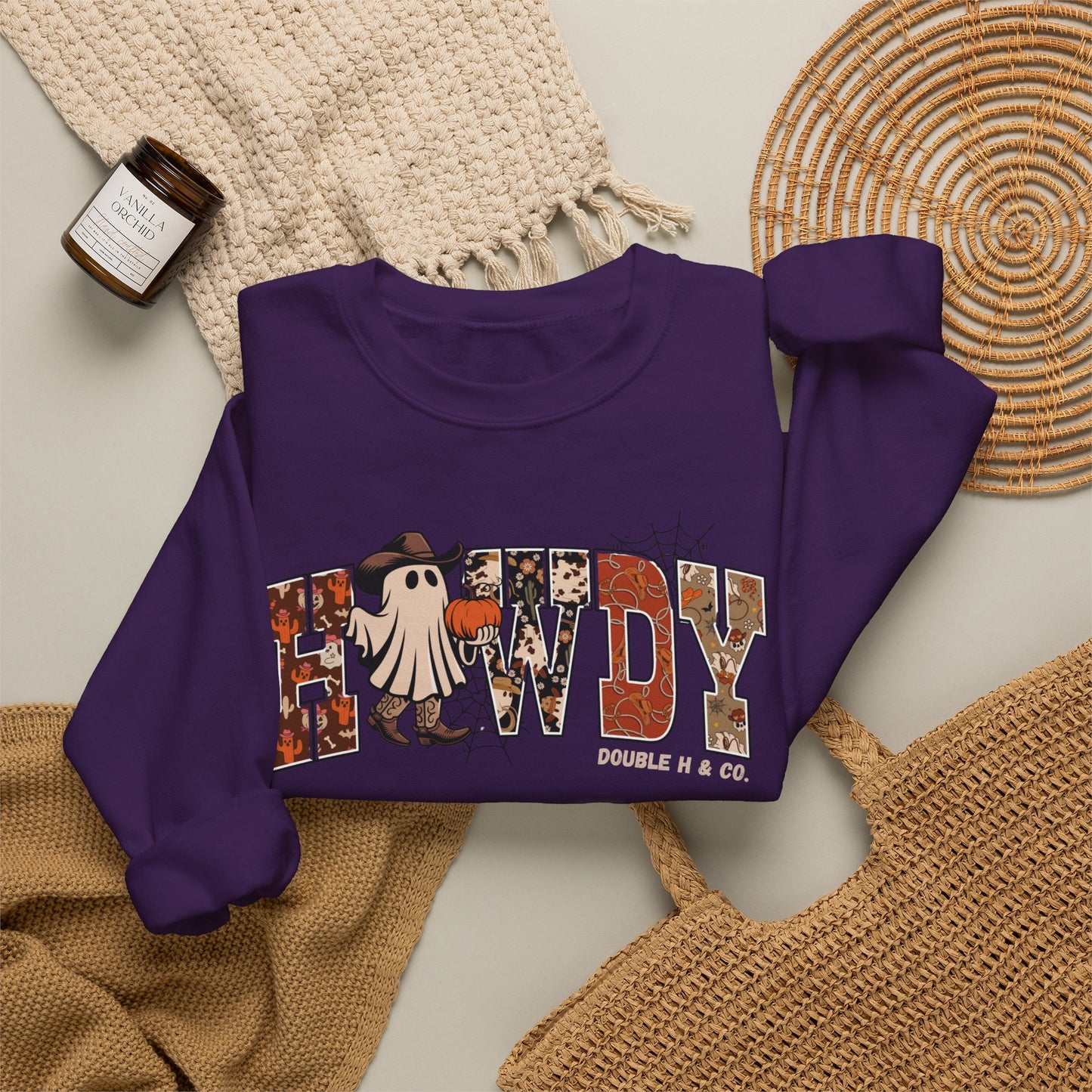 Howdy Cowboy Ghost Crewneck