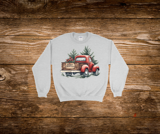 Rustic Farm Truck Crewneck
