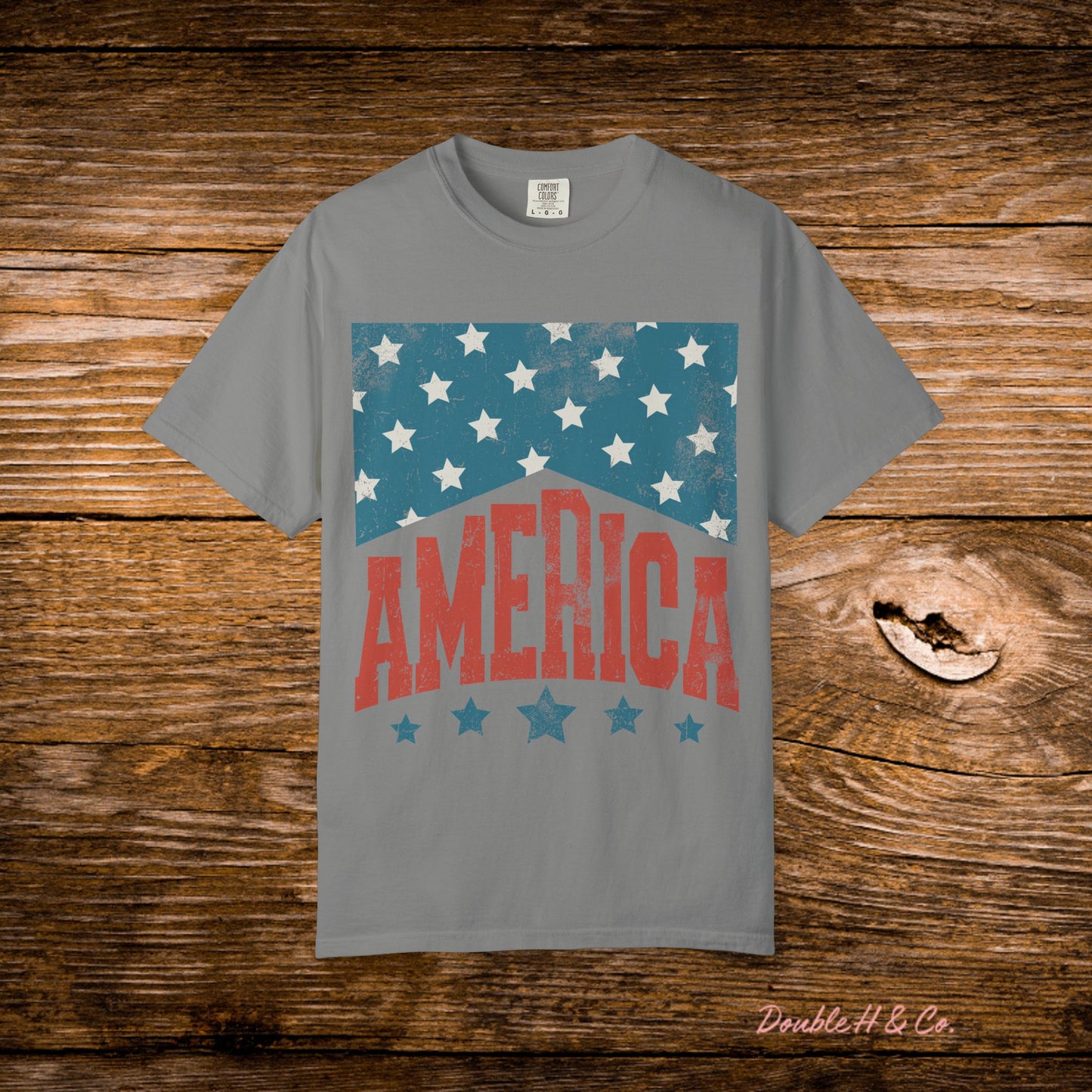 America Vintage Flag Tee