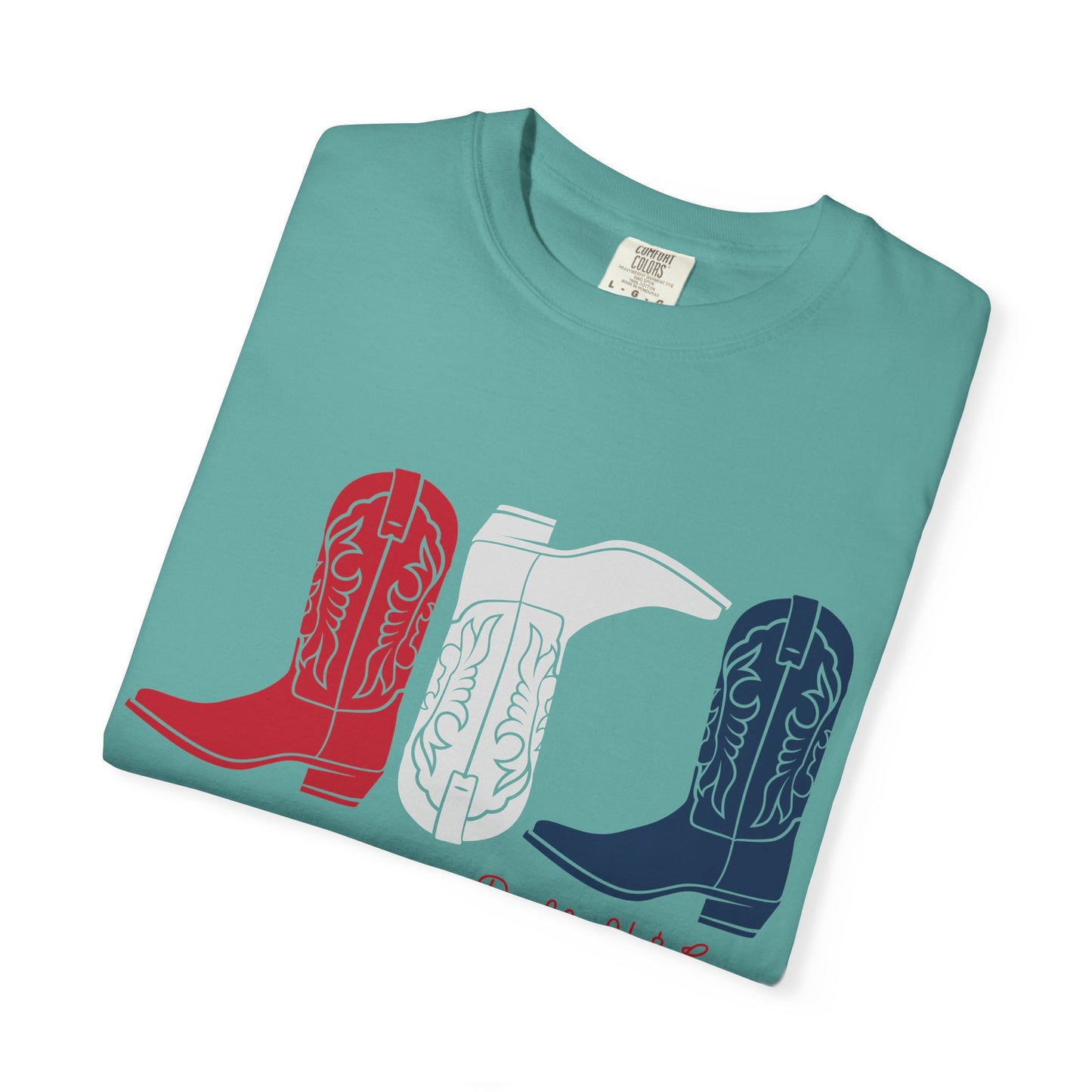 Patriotic Cowboy Boots Tee