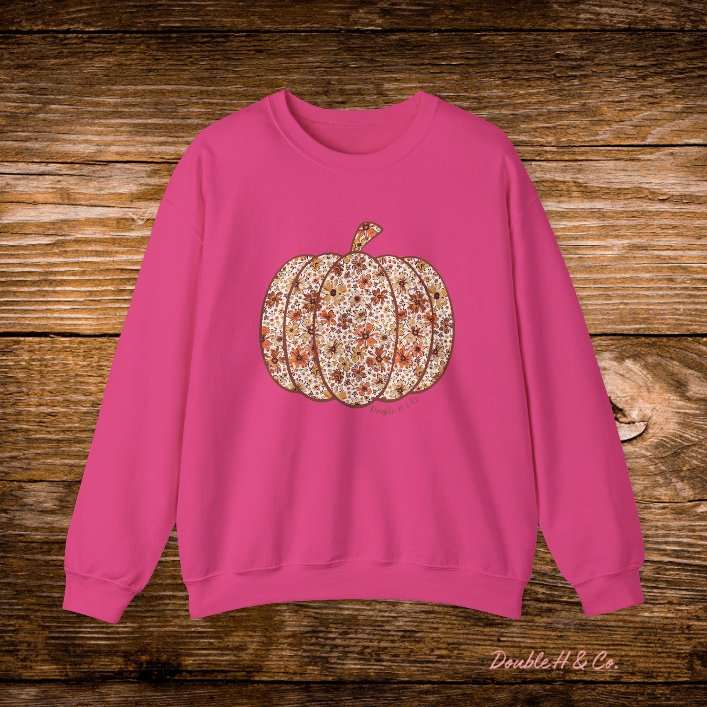 Floral Pumpkin Crewneck